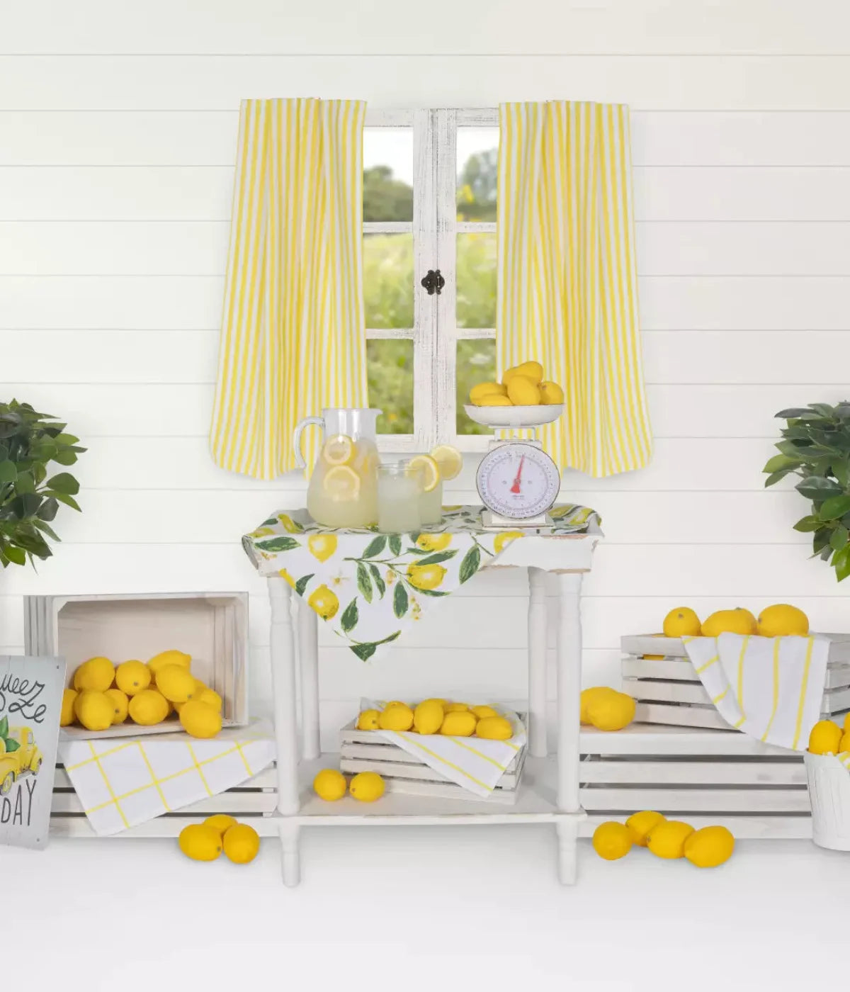 Lemonade Stand 10X12 Ultracloth ( 120 X 144 Inch ) Backdrop