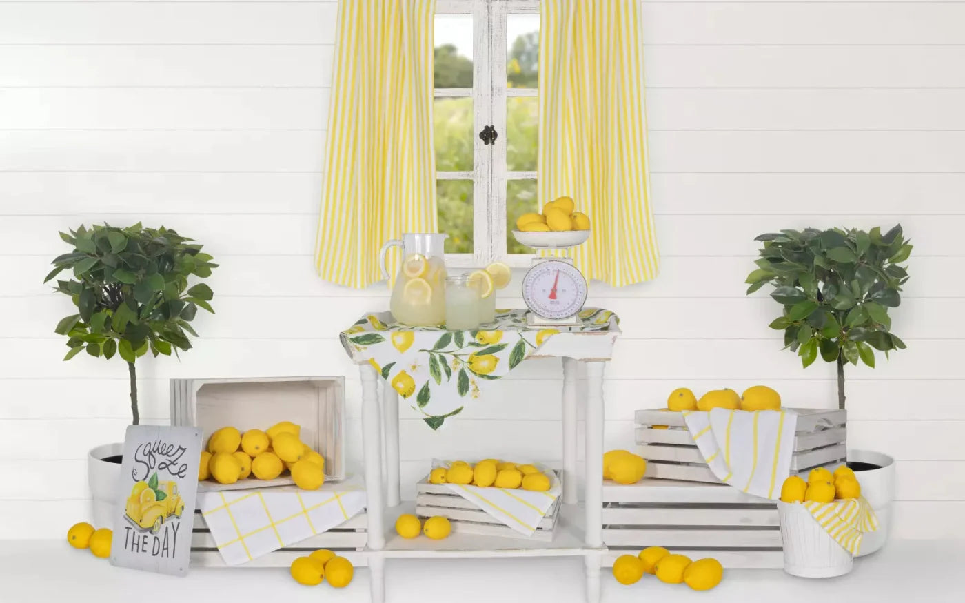 Lemonade Stand 14X9 Ultracloth ( 168 X 108 Inch ) Backdrop