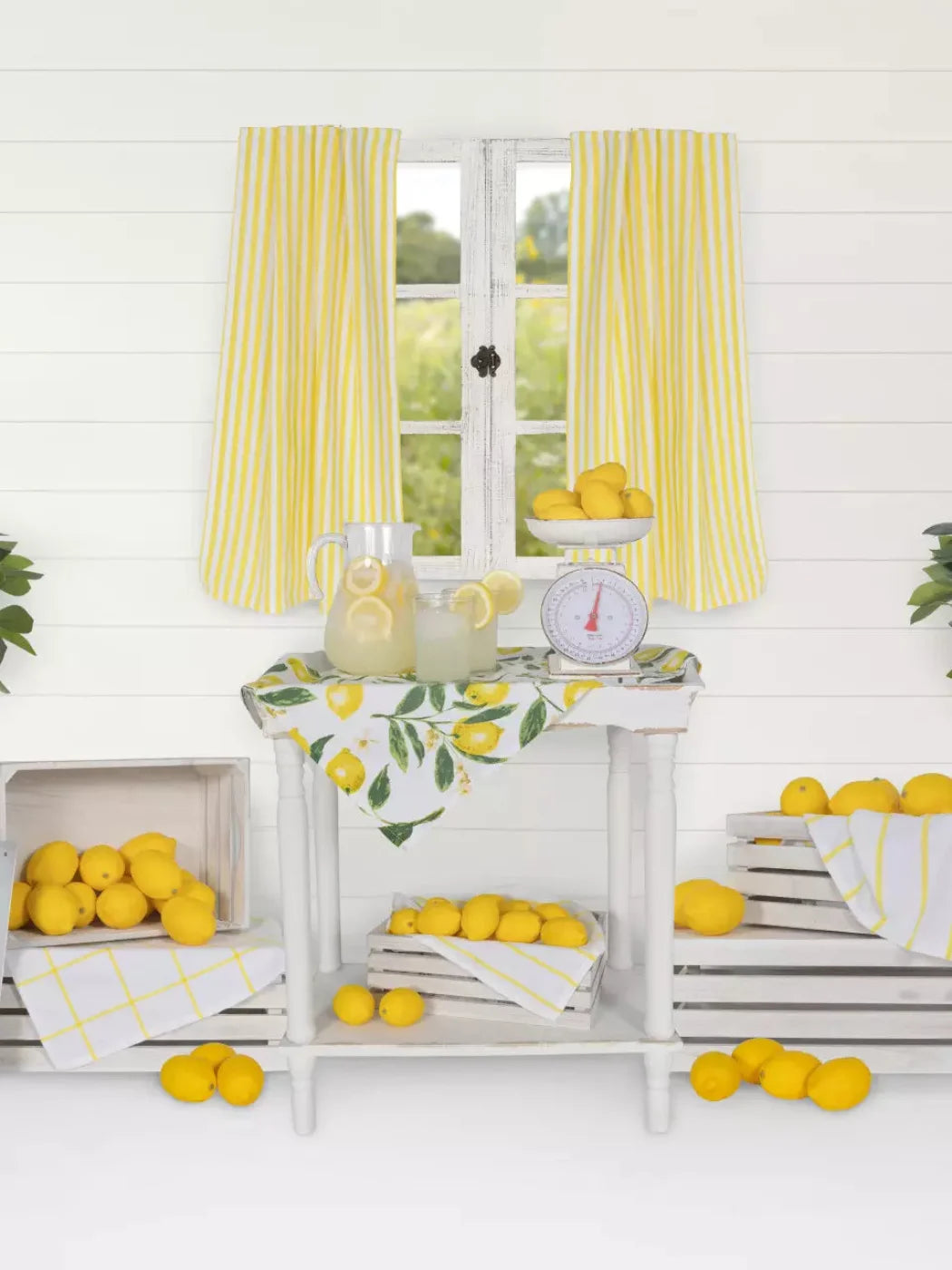 Lemonade Stand 5X7 Ultracloth ( 60 X 84 Inch ) Backdrop