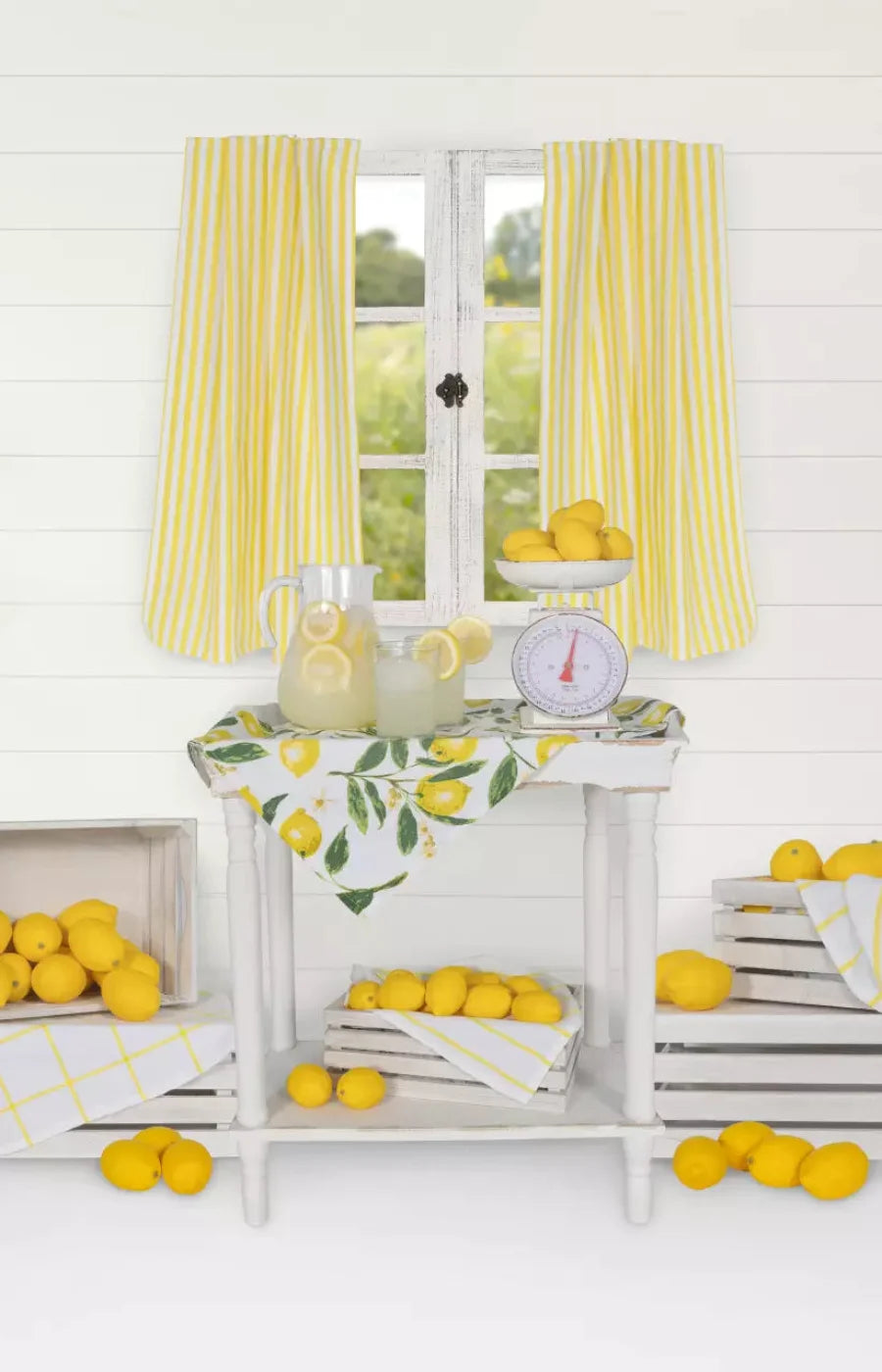 Lemonade Stand 8X12 Ultracloth ( 96 X 144 Inch ) Backdrop