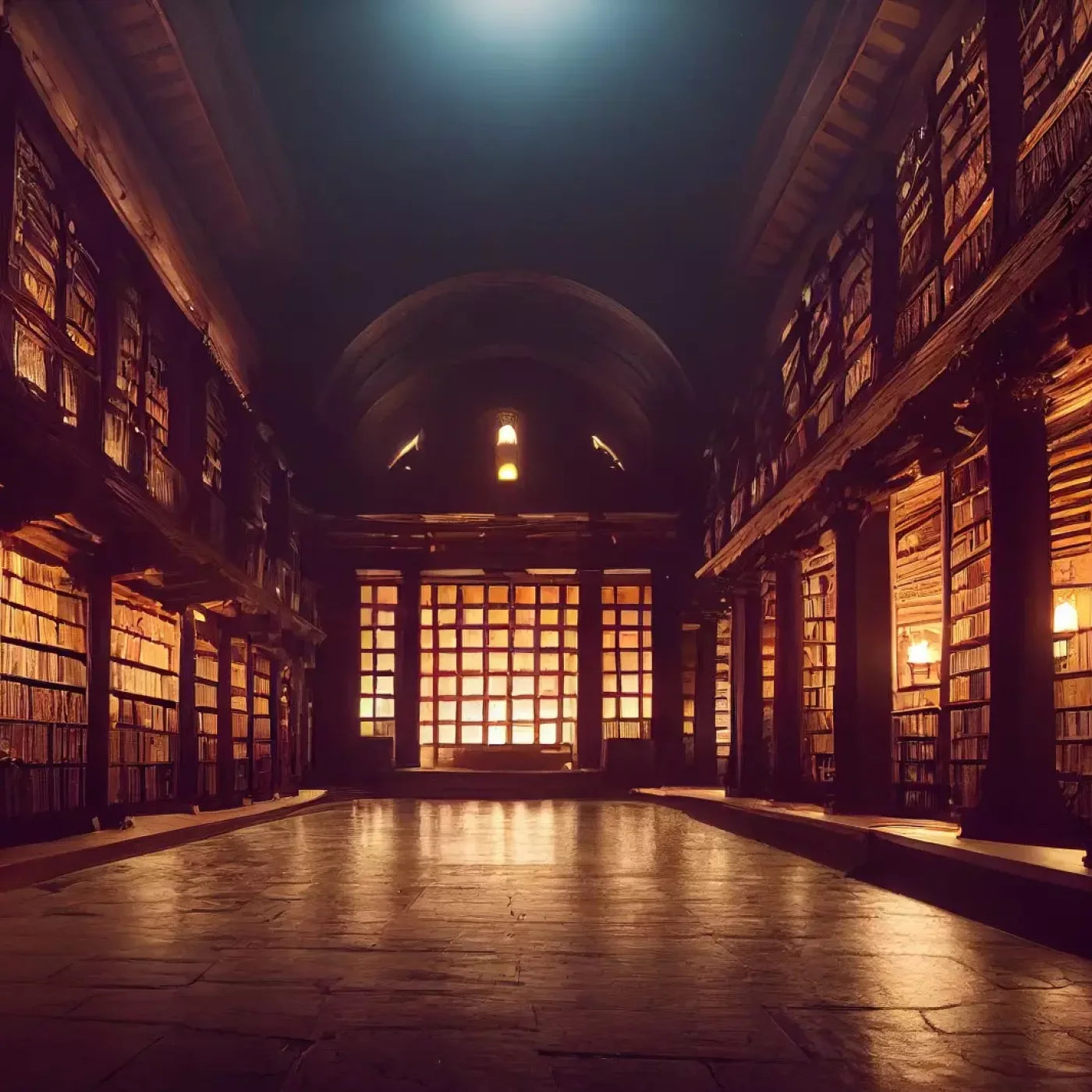 Library Hall 10X10 Ultracloth ( 120 X Inch ) Backdrop