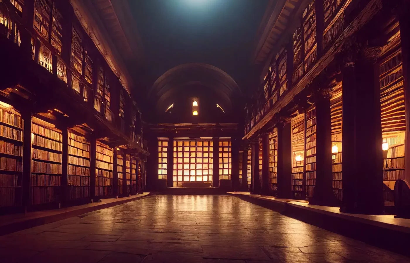 Library Hall 14X9 Ultracloth ( 168 X 108 Inch ) Backdrop