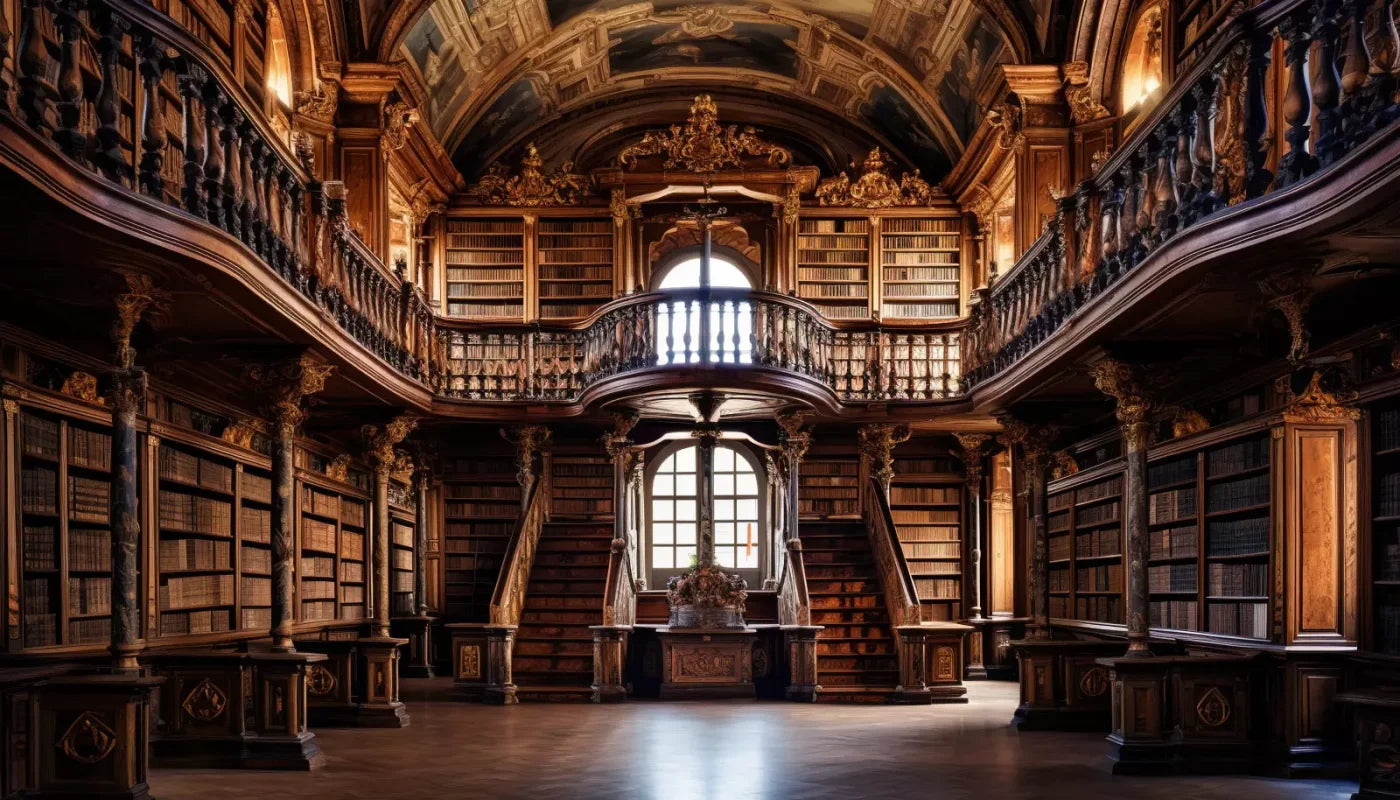 Library Hall I 14’X8’ Ultracloth (168 X 96 Inch) Backdrop