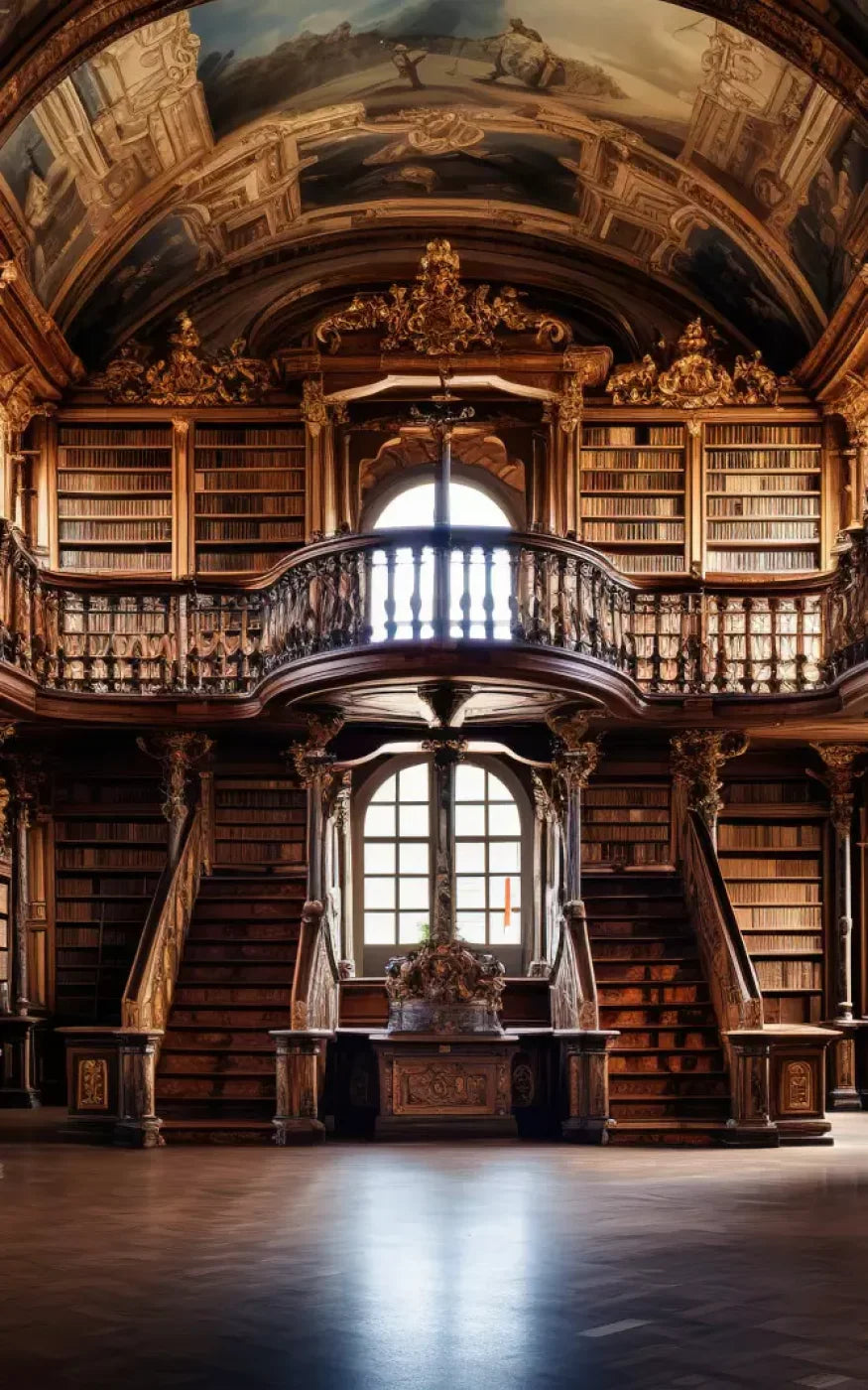 Library Hall I 5’X8’ Ultracloth (60 X 96 Inch) Backdrop