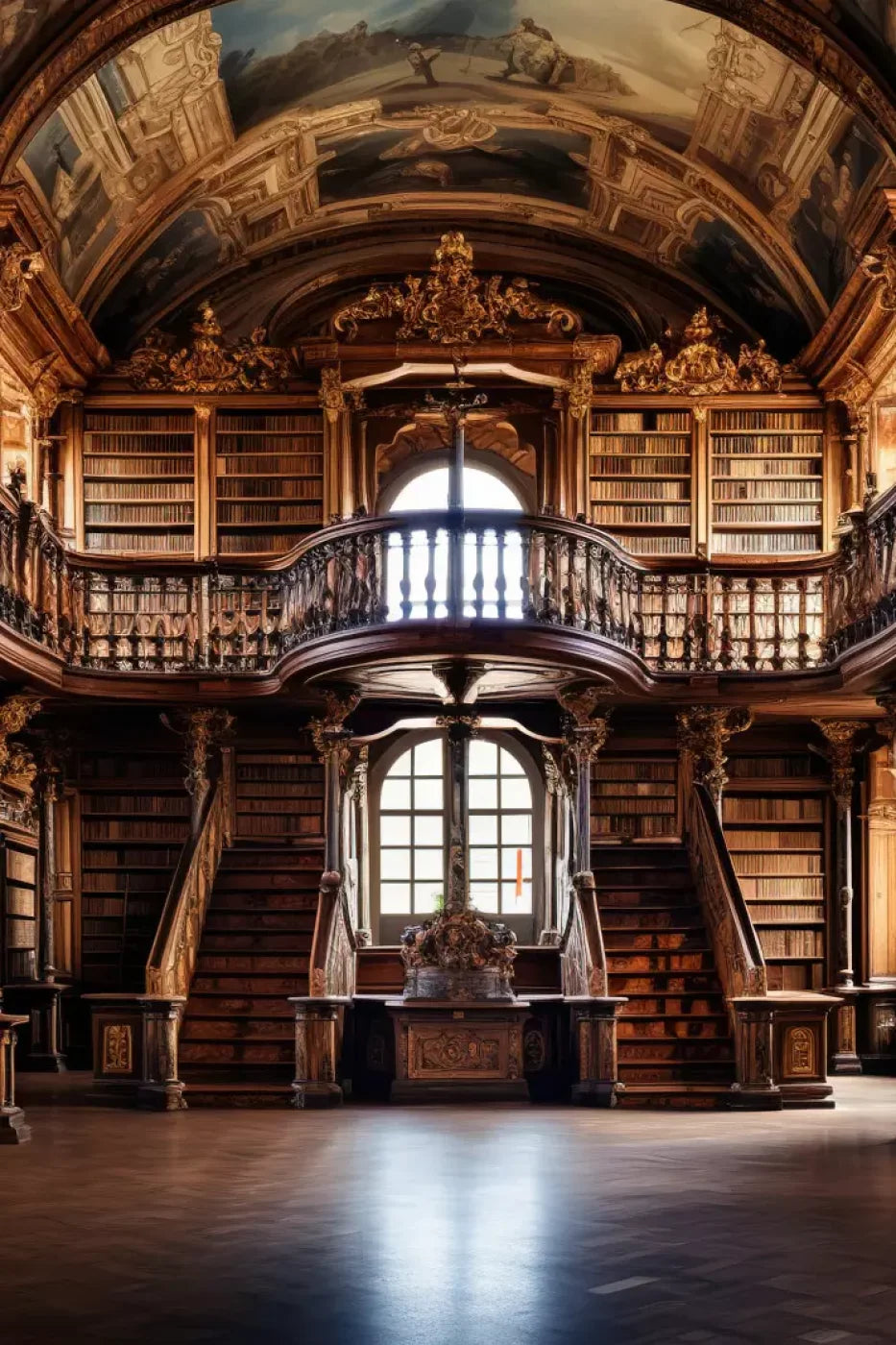 Library Hall I 8’X12’ Ultracloth (96 X 144 Inch) Backdrop