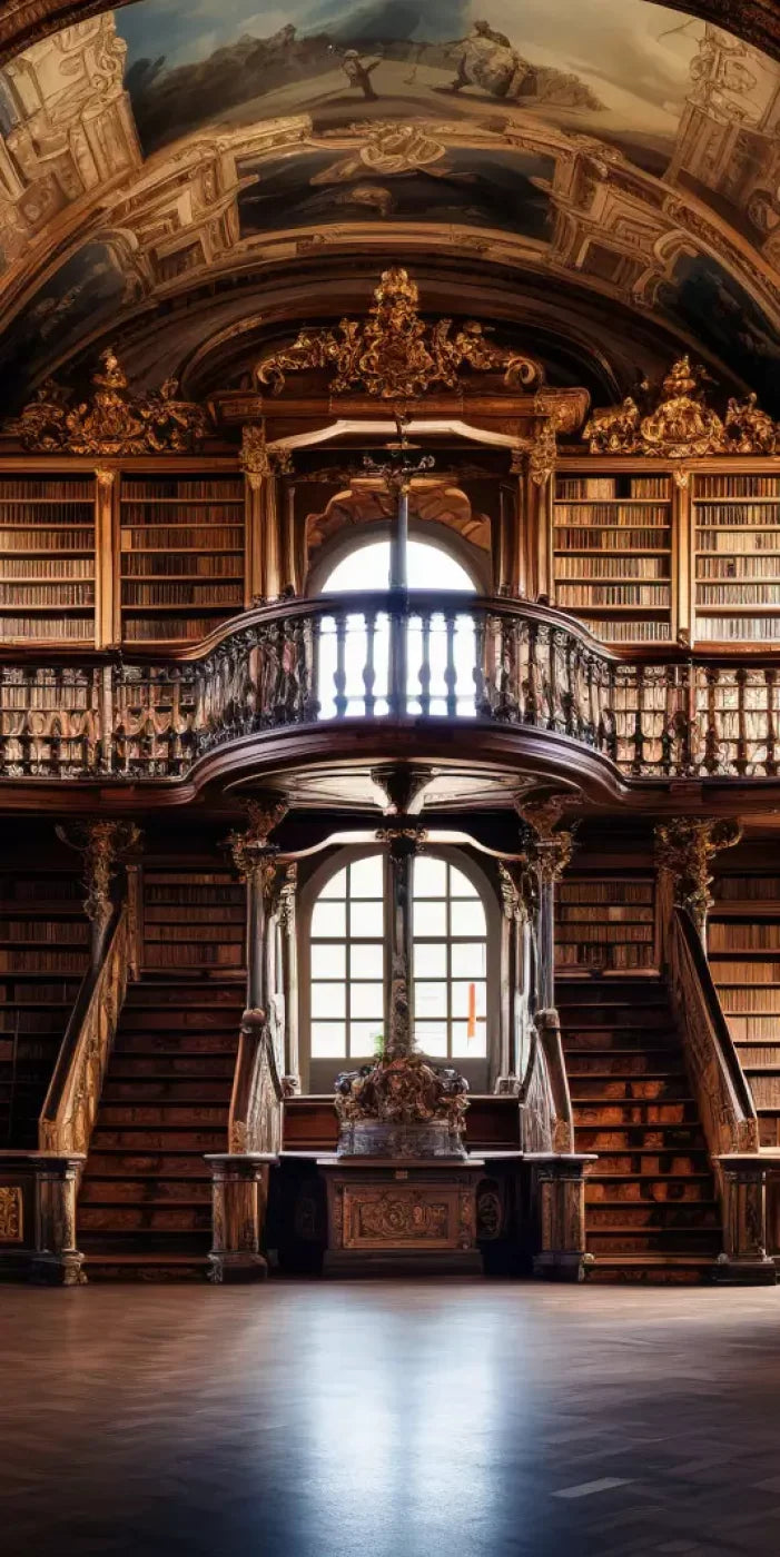 Library Hall I 8’X16’ Ultracloth (96 X 192 Inch) Backdrop