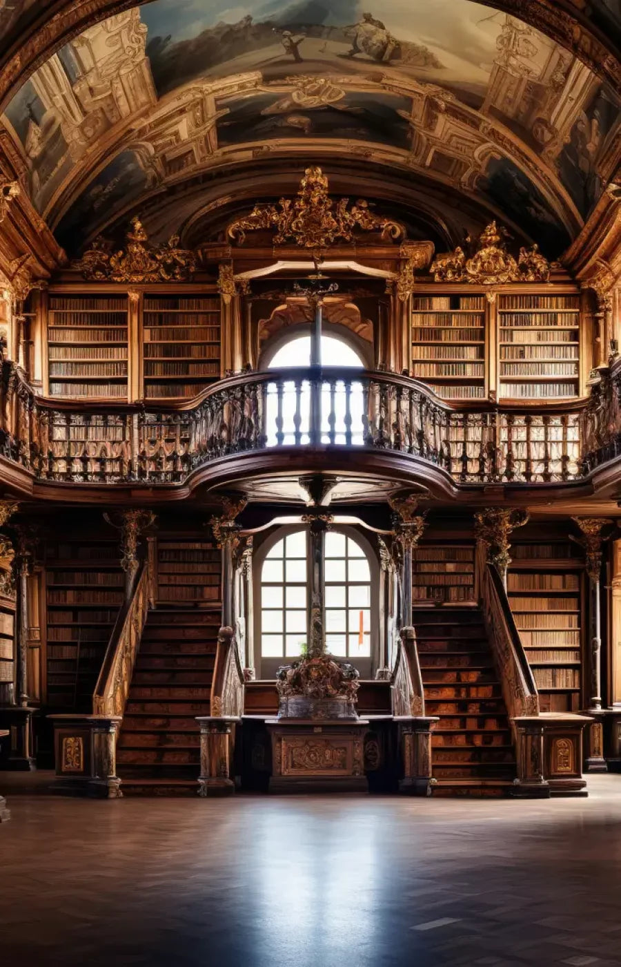 Library Hall I 9’X14’ Ultracloth (108 X 168 Inch) Backdrop