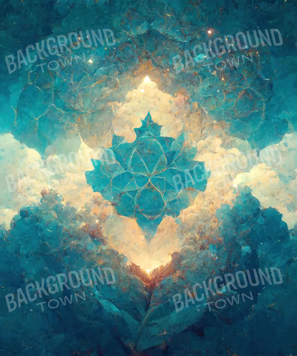 Blue Pattern Backdrop for Photography