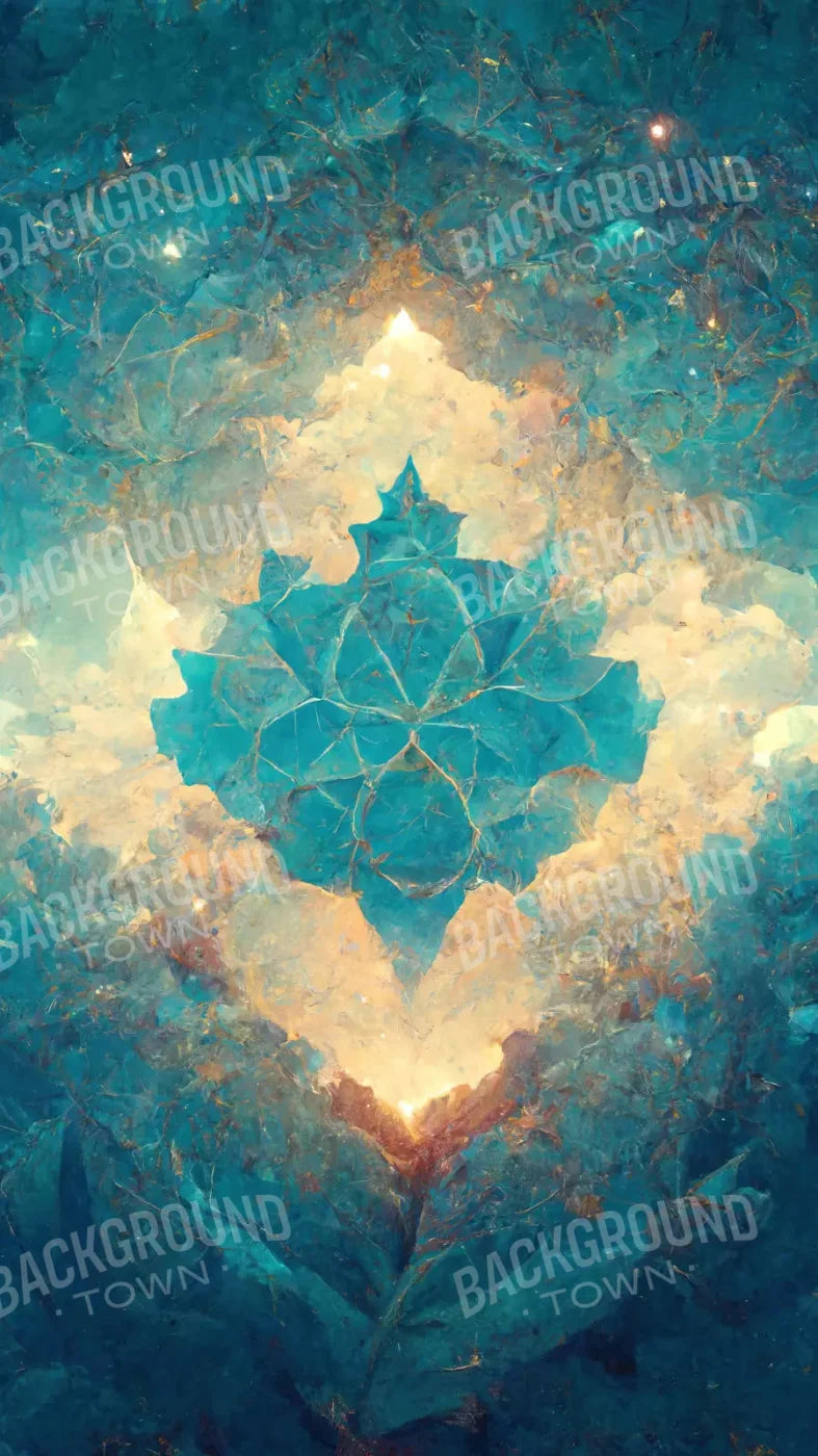 Light Blue Nebula 8X14 Ultracloth ( 96 X 168 Inch ) Backdrop