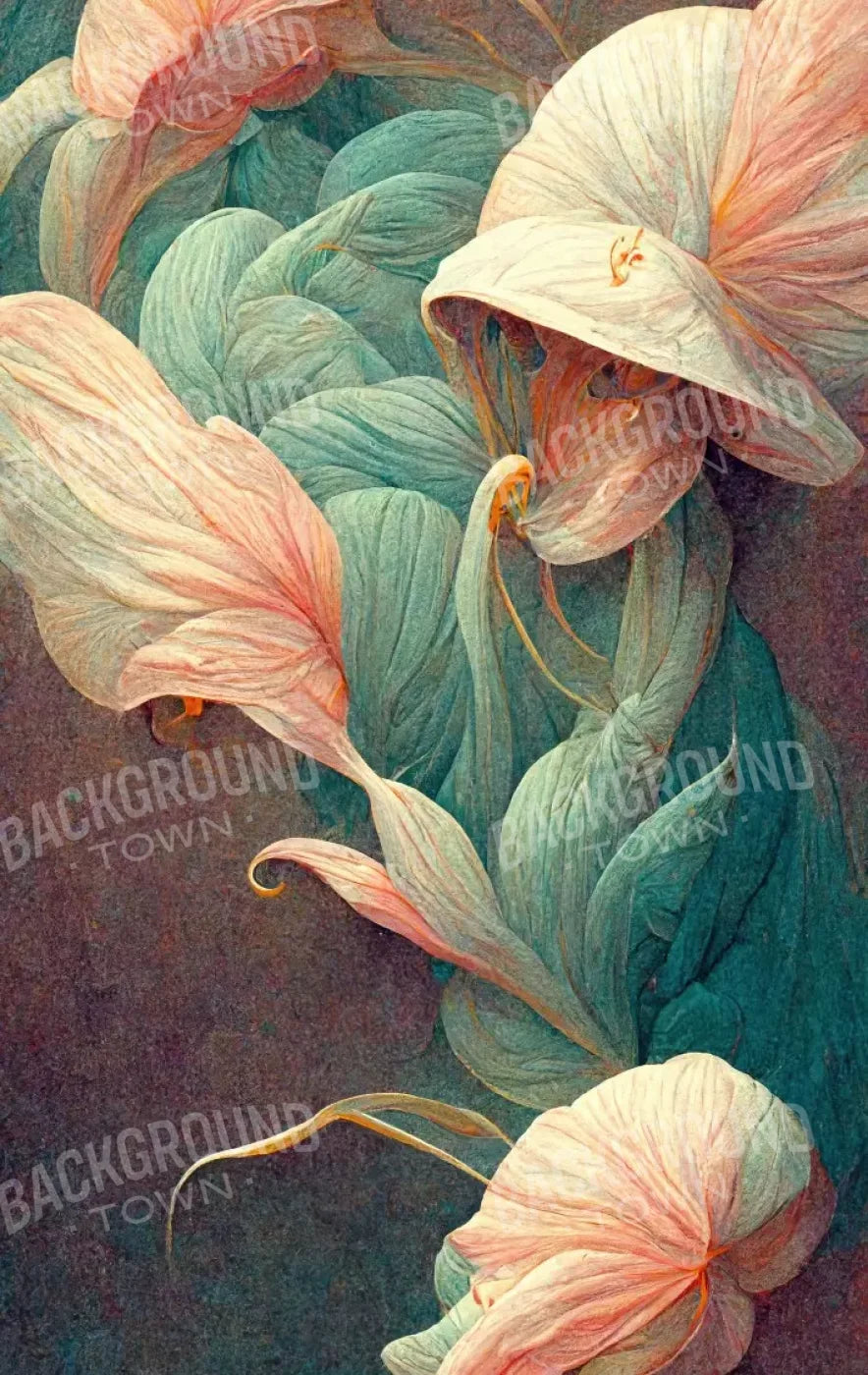 Lily Flowers 3 10X16 Ultracloth ( 120 X 192 Inch ) Backdrop