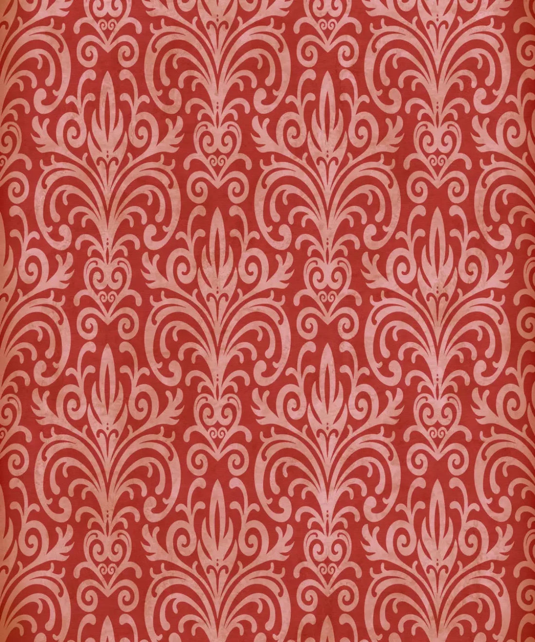 Red Damask Backdrop for Photography