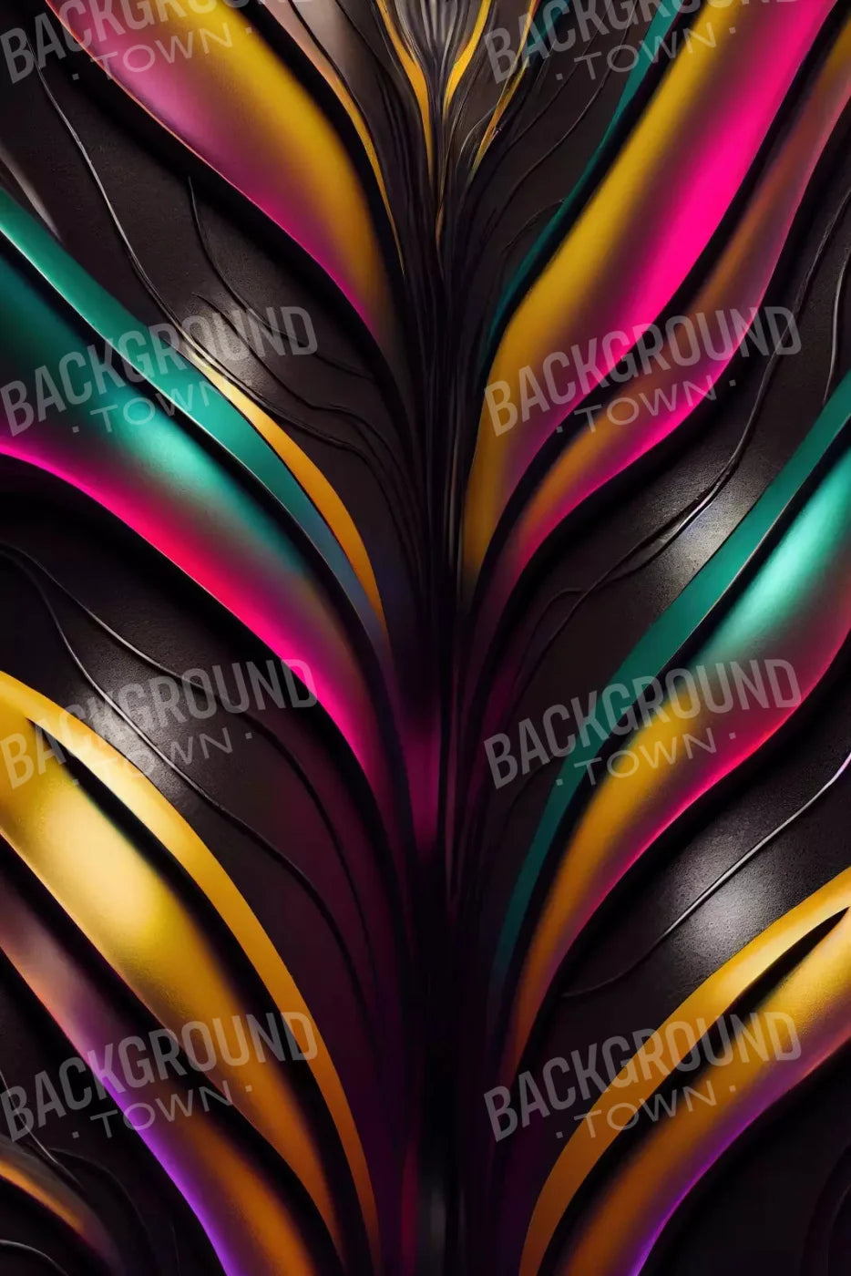 Liquid Neon Paint 5X8 Ultracloth ( 60 X 96 Inch ) Backdrop