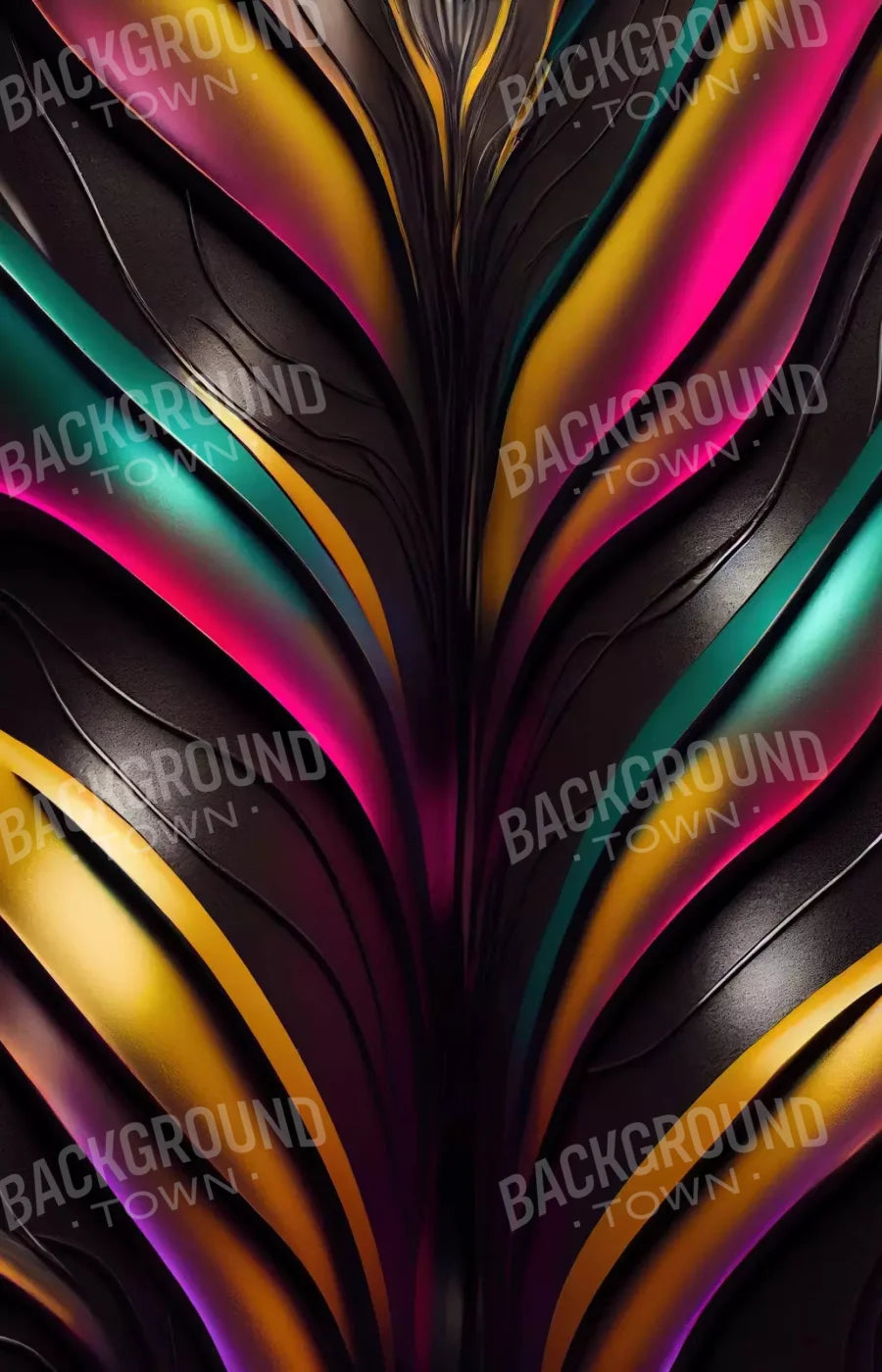 Liquid Neon Paint 8X12 Ultracloth ( 96 X 144 Inch ) Backdrop