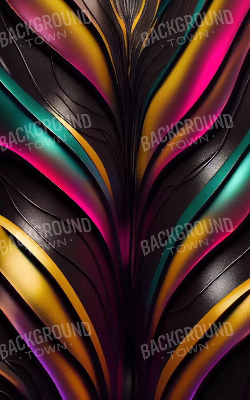 Liquid Neon Paint 9X14 Ultracloth ( 108 X 168 Inch ) Backdrop