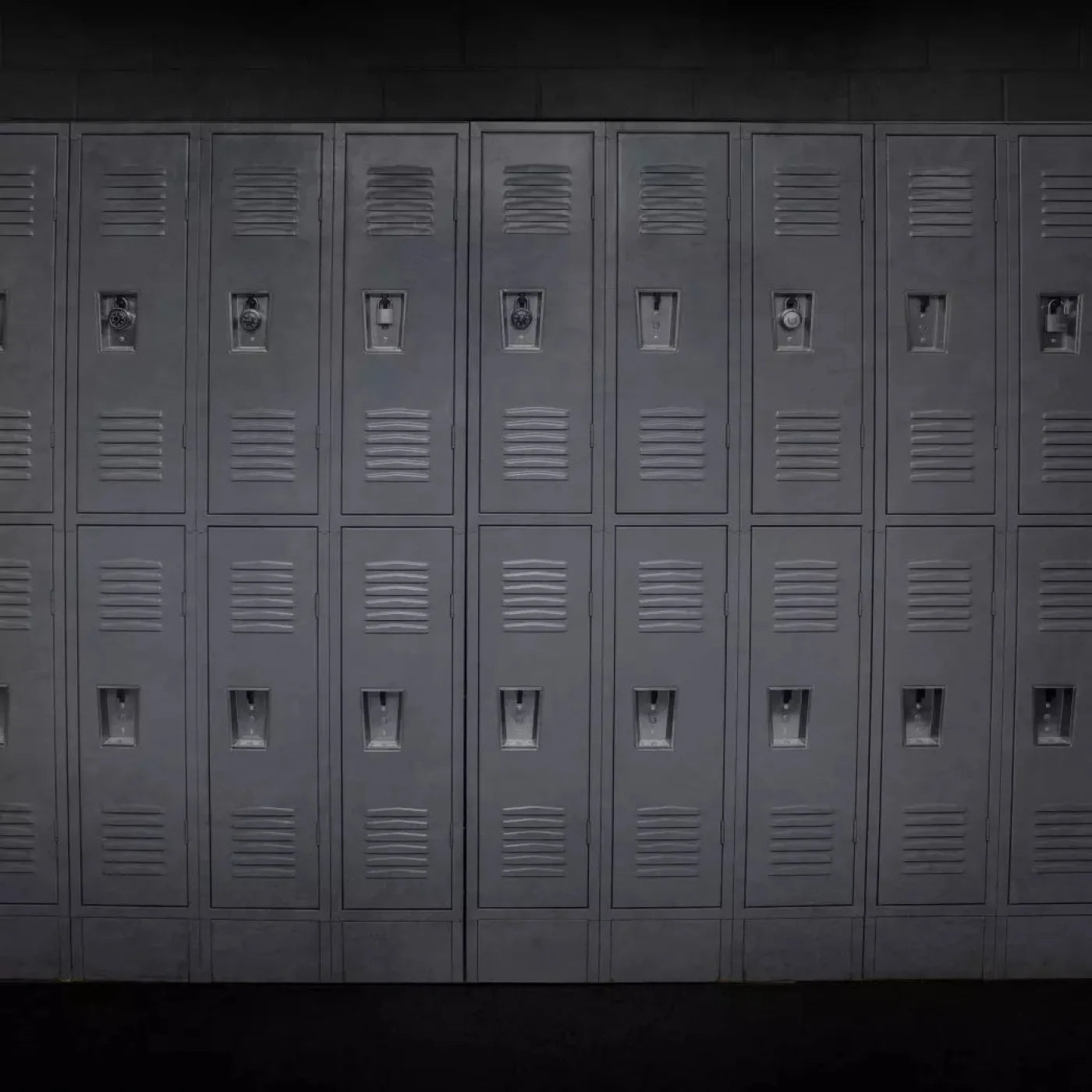 Lockers 3 8X8 Fleece ( 96 X Inch ) Backdrop