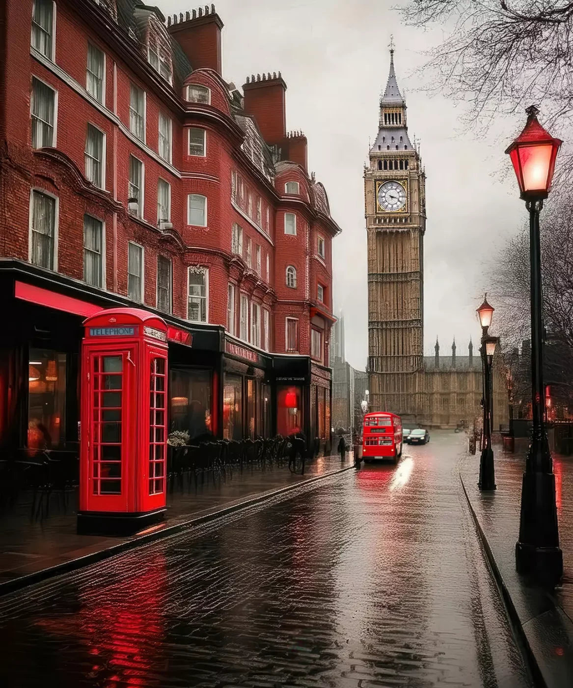 London Street 10’x12’ UltraCloth (120 x 144 inch) Backdrop