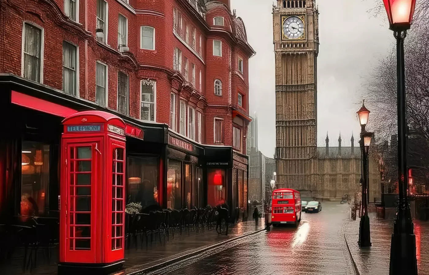 London Street 14’x9’ UltraCloth (168 x 108 inch) Backdrop