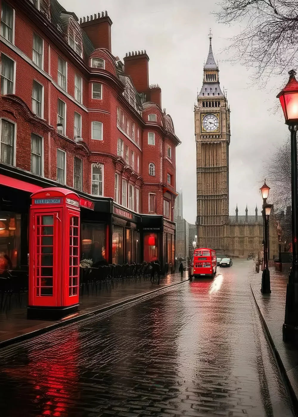 London Street 5’x7’ UltraCloth (60 x 84 inch) Backdrop