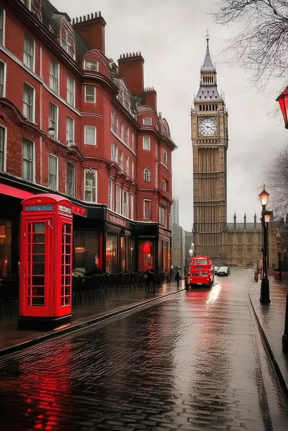 London Street 8’x12’ UltraCloth (96 x 144 inch) Backdrop