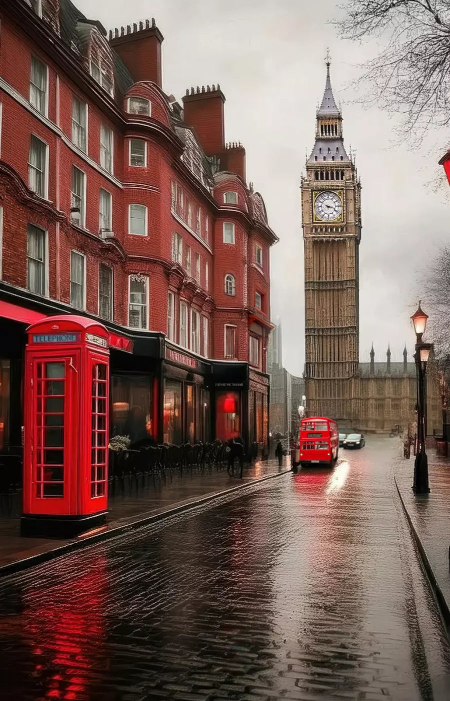 London Street 9’x14’ UltraCloth (108 x 168 inch) Backdrop