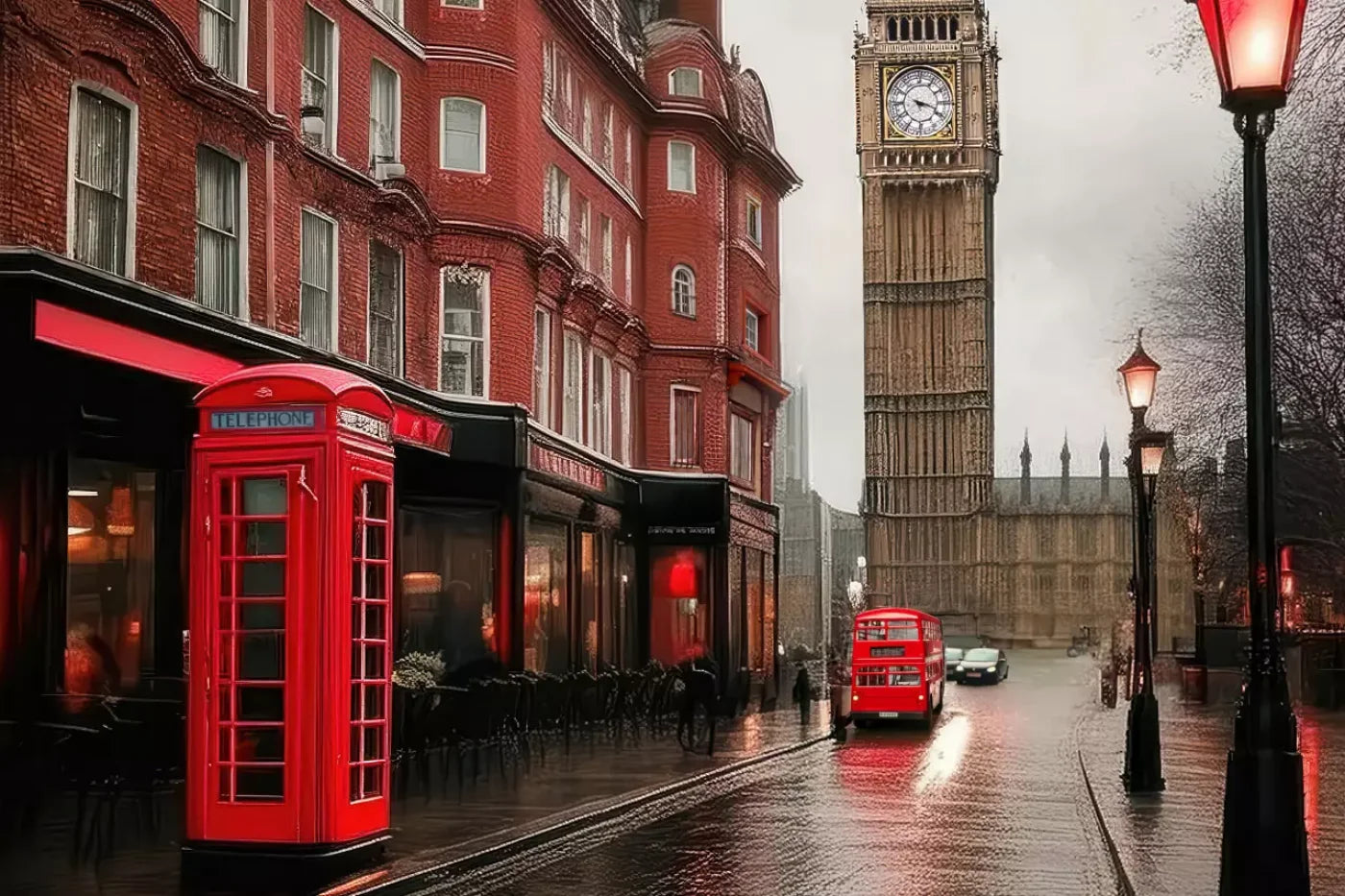 London Street Backdrop