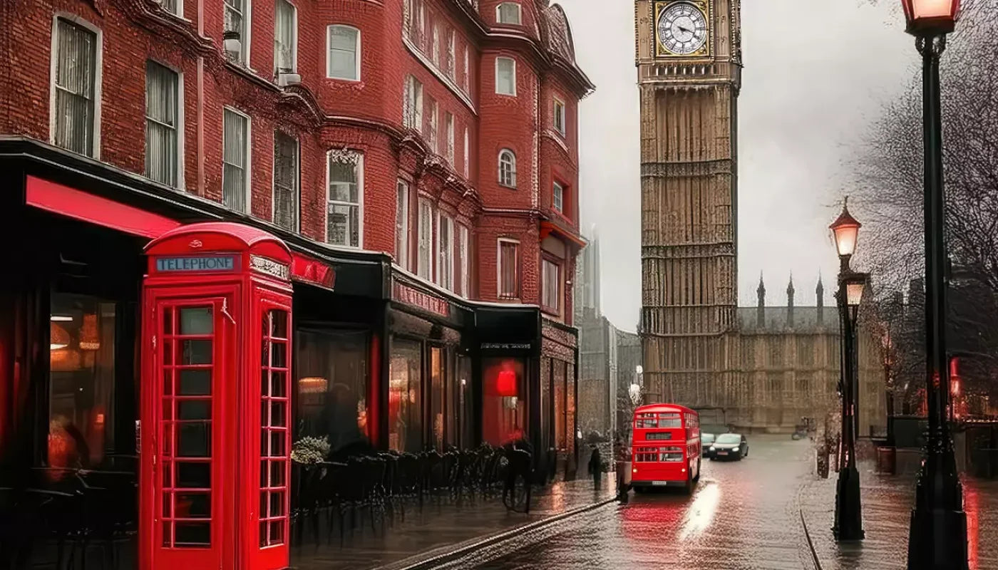London Street Backdrop