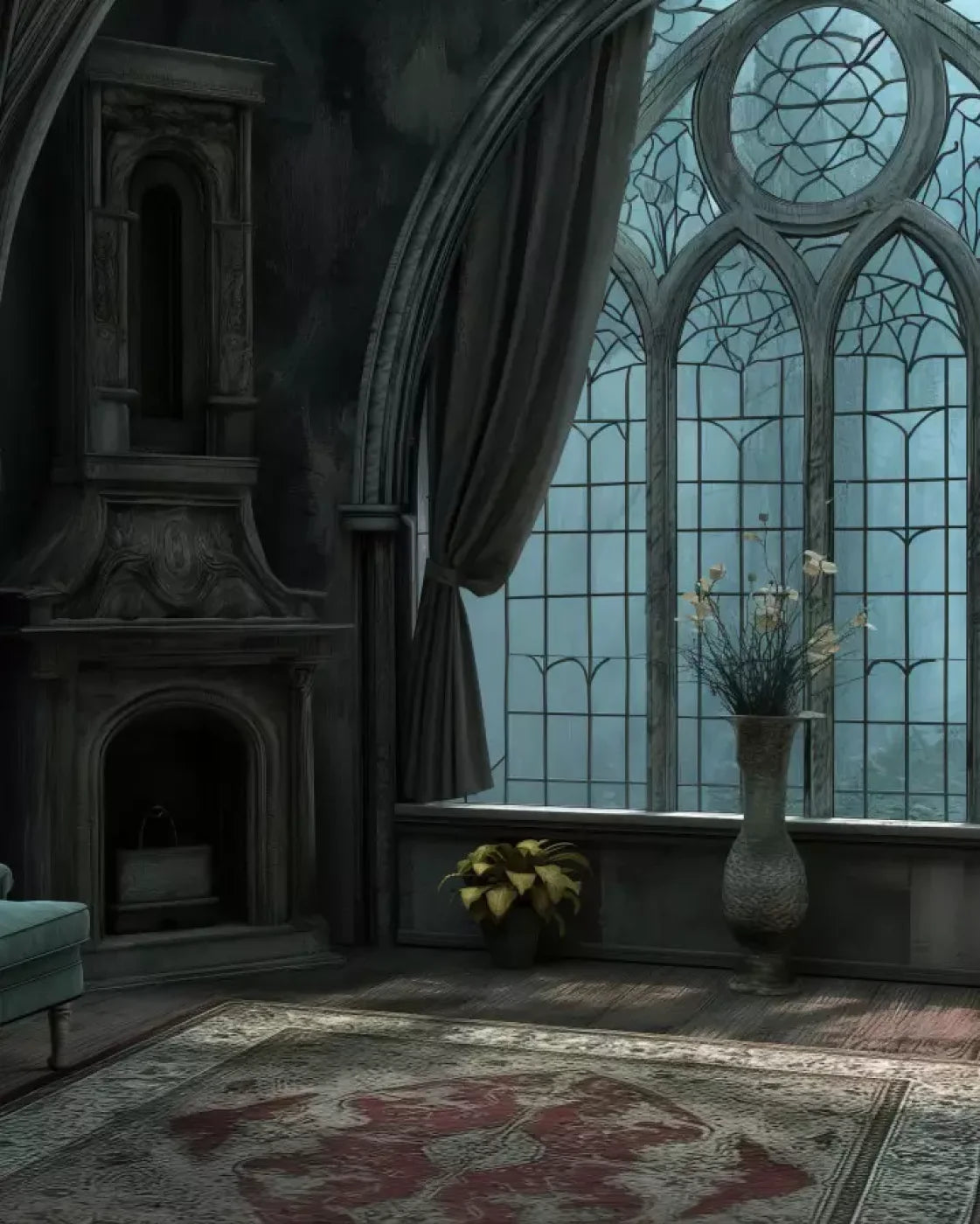 Lonely Living 8’X10’ Fleece (96 X 120 Inch) Backdrop