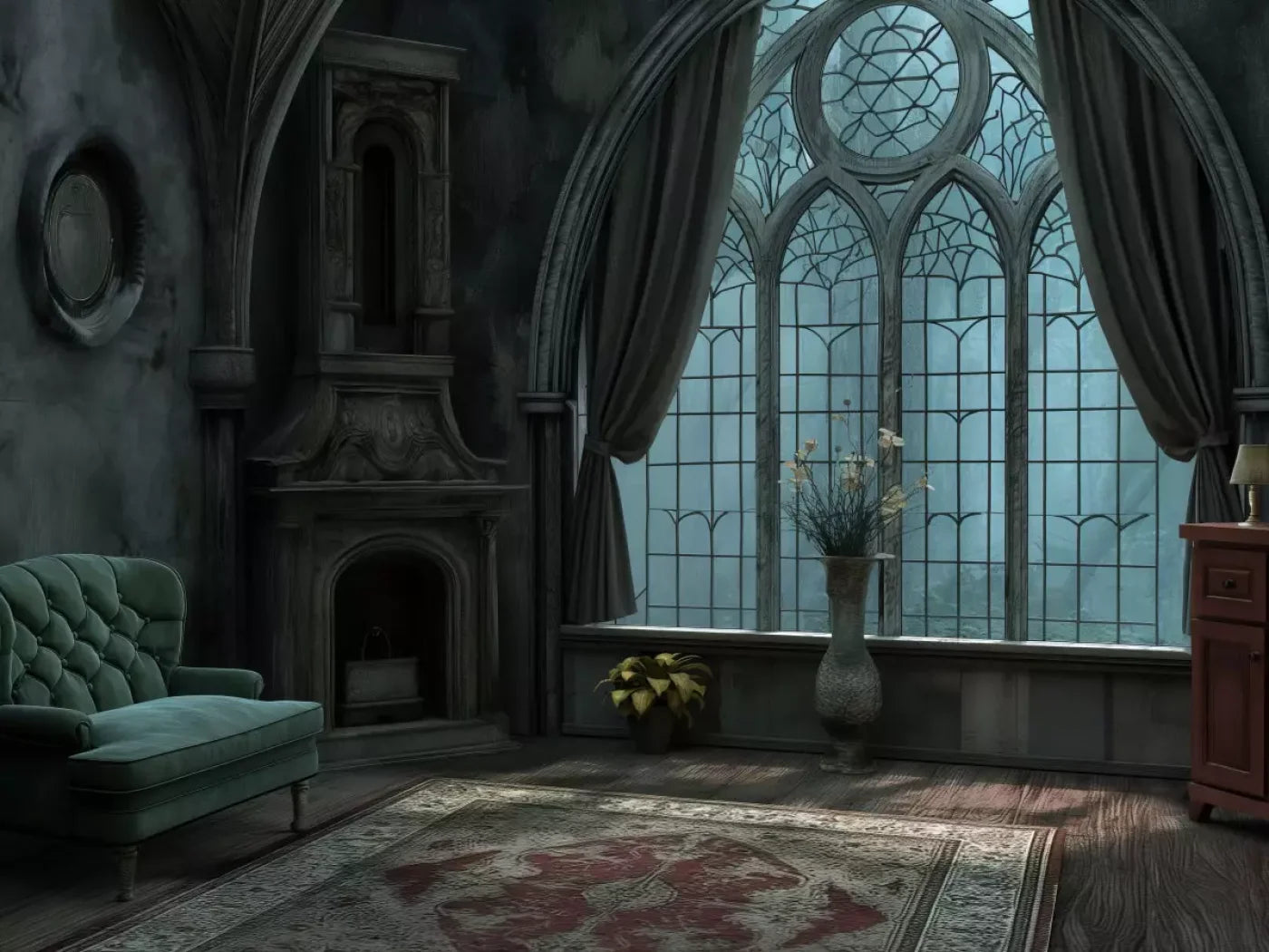 Lonely Living 8’X6’ Fleece (96 X 72 Inch) Backdrop