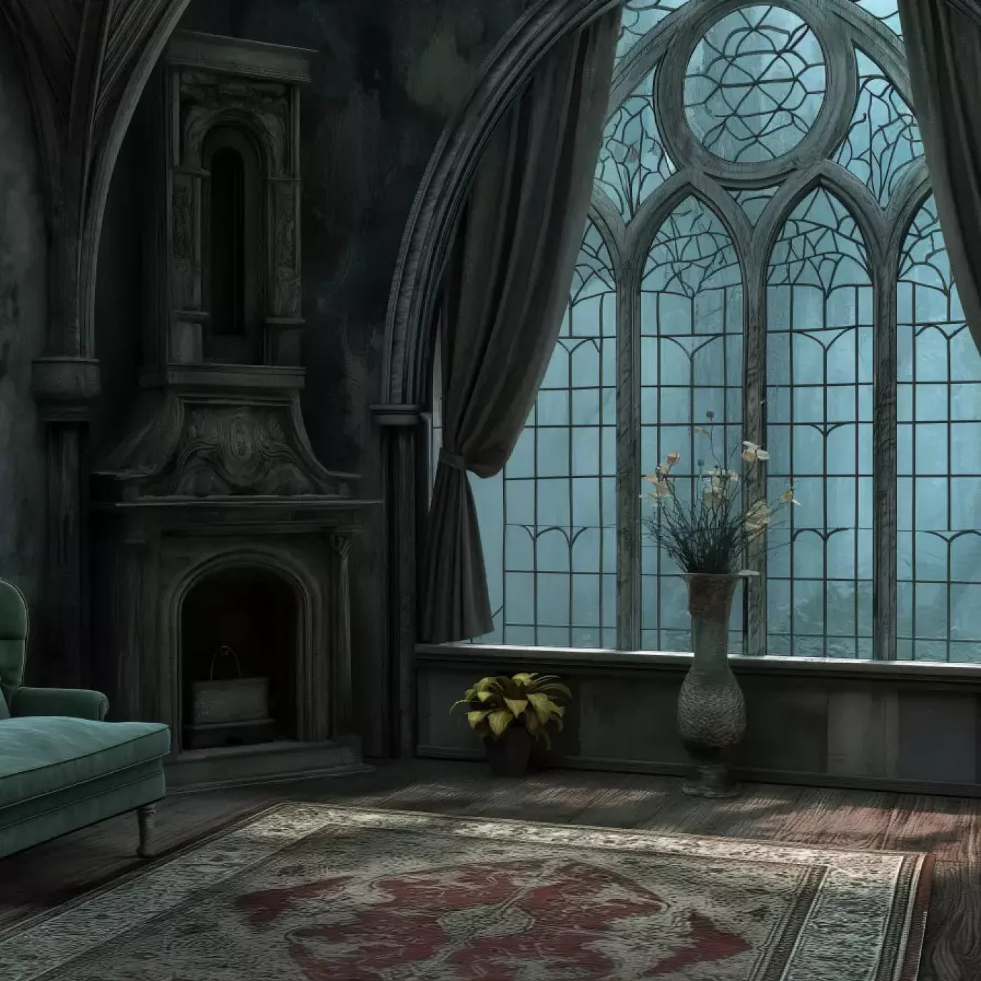 Lonely Living 8’X8’ Fleece (96 X Inch) Backdrop