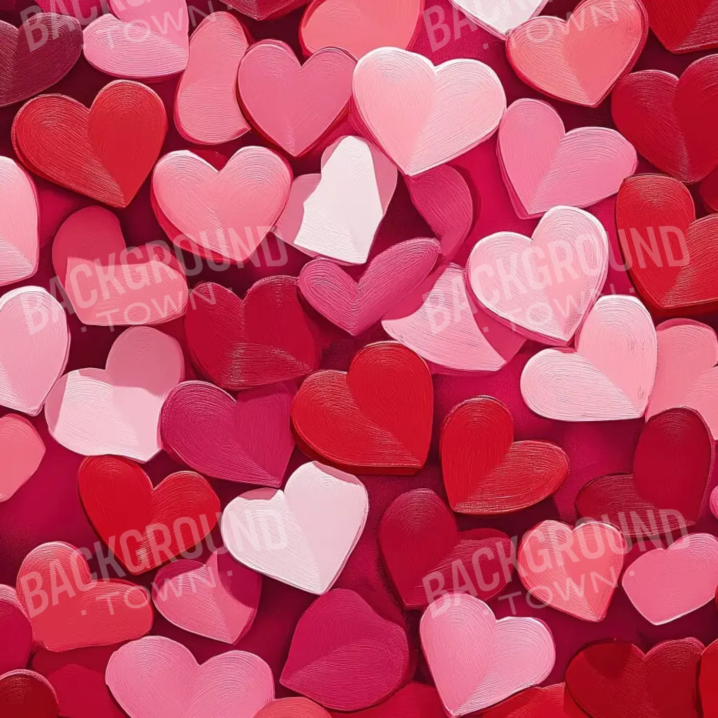 Love Bomb 10’x10’ UltraCloth (120 x 120 inch) Backdrop