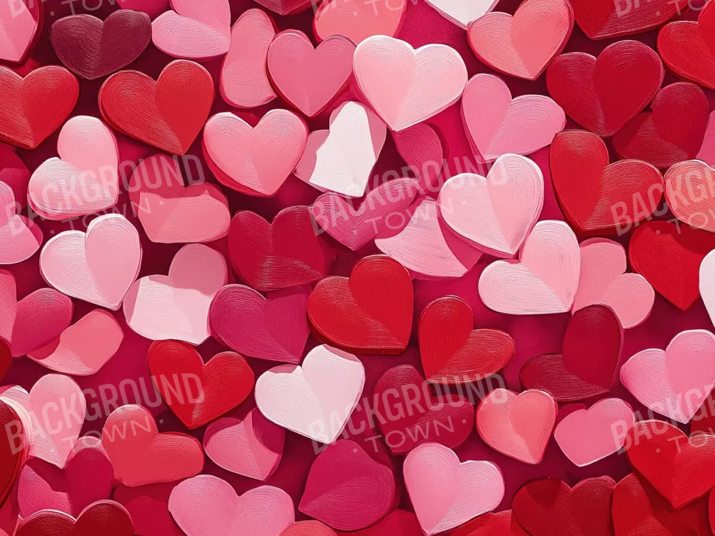 Love Bomb 6’8x5’ Fleece (80 x 60 inch) Backdrop