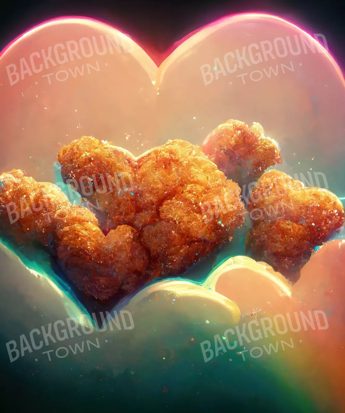 Pink , Blue , White Backdrop for Photography