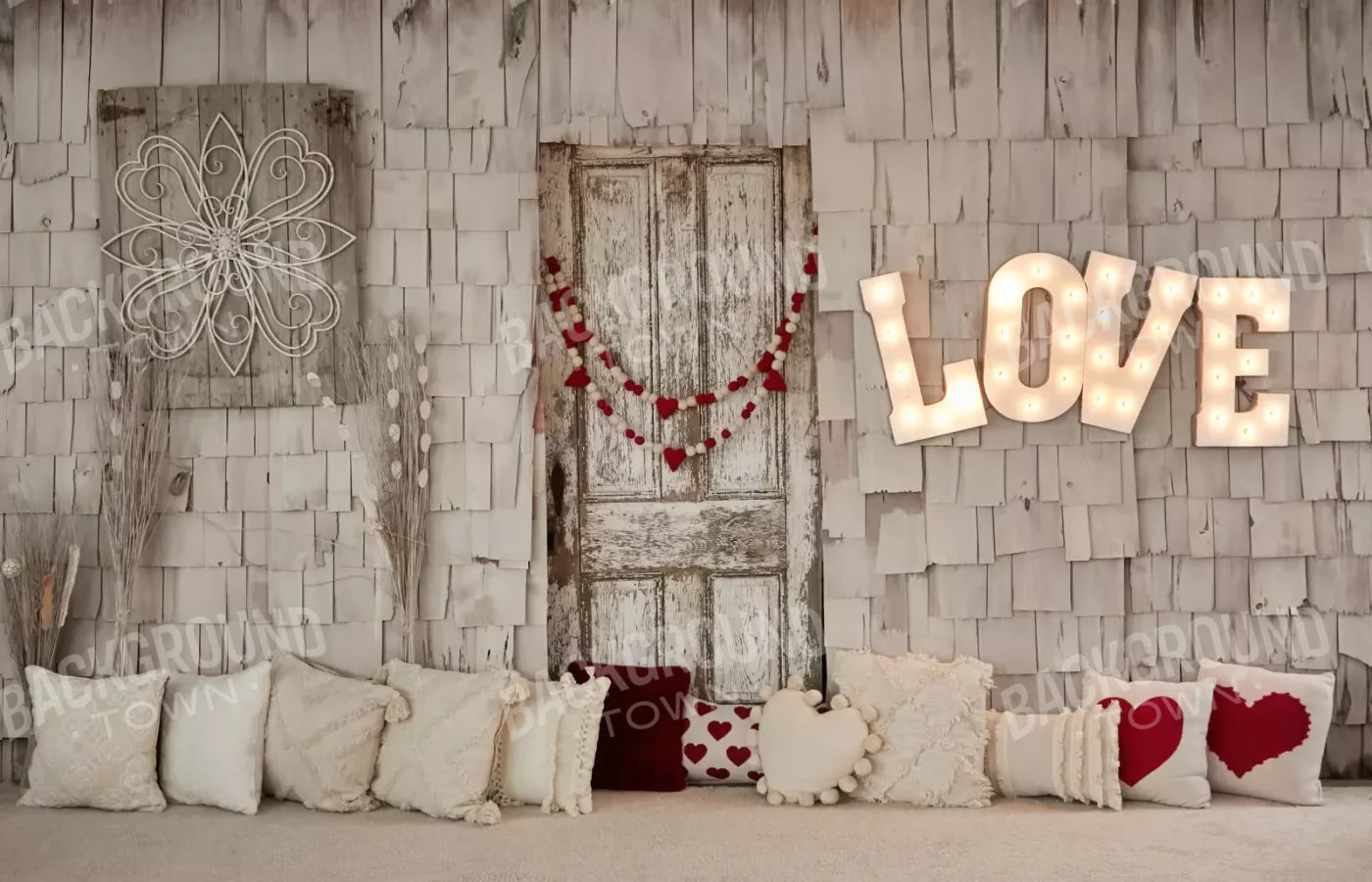 Love Is In The Air 12X8 Ultracloth ( 144 X 96 Inch ) Backdrop