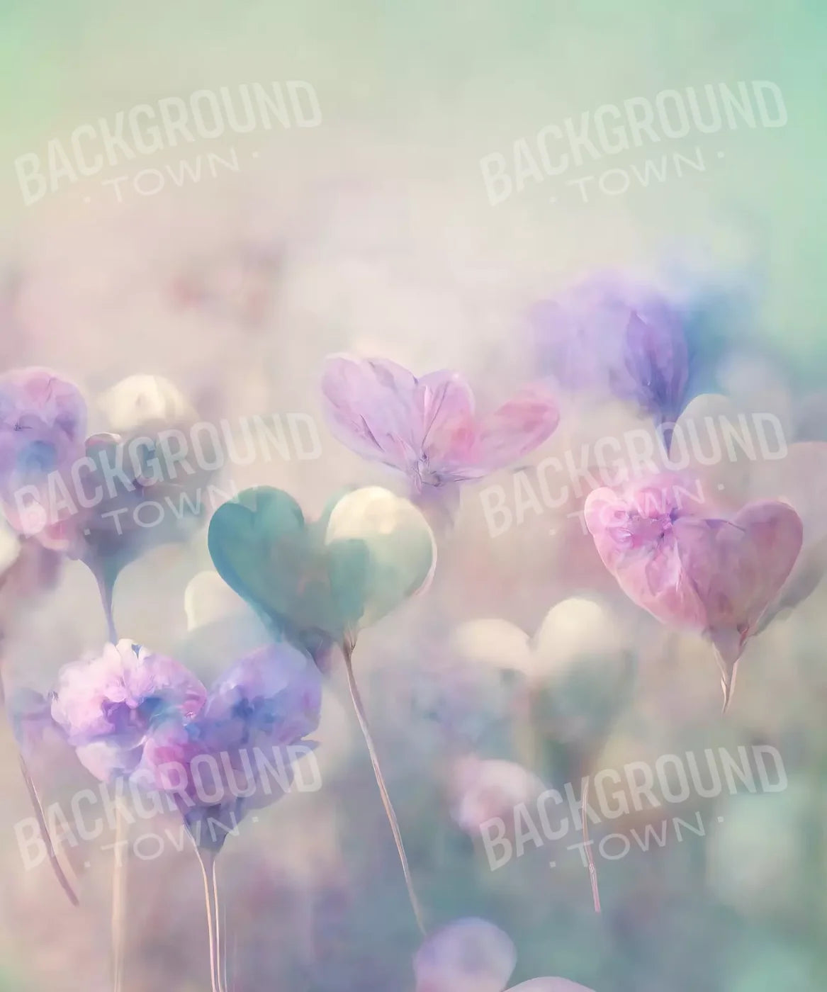 Multi-Color Valentines Day Backdrop for Photography