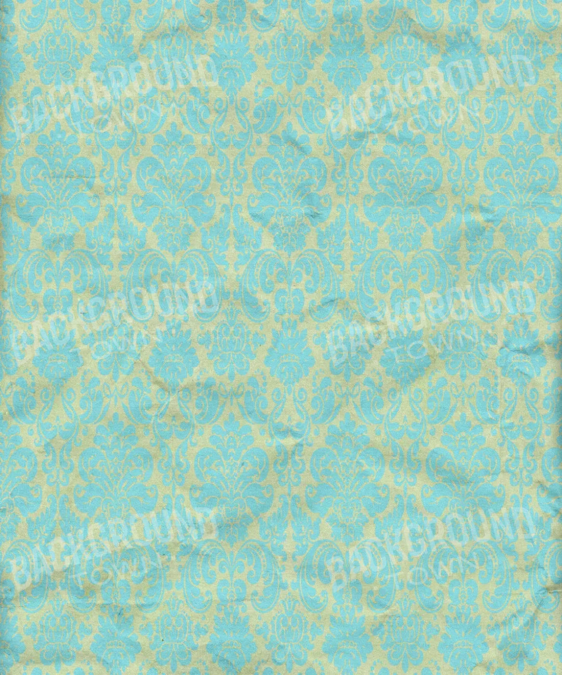 Blue Damask Backdrop for Photography
