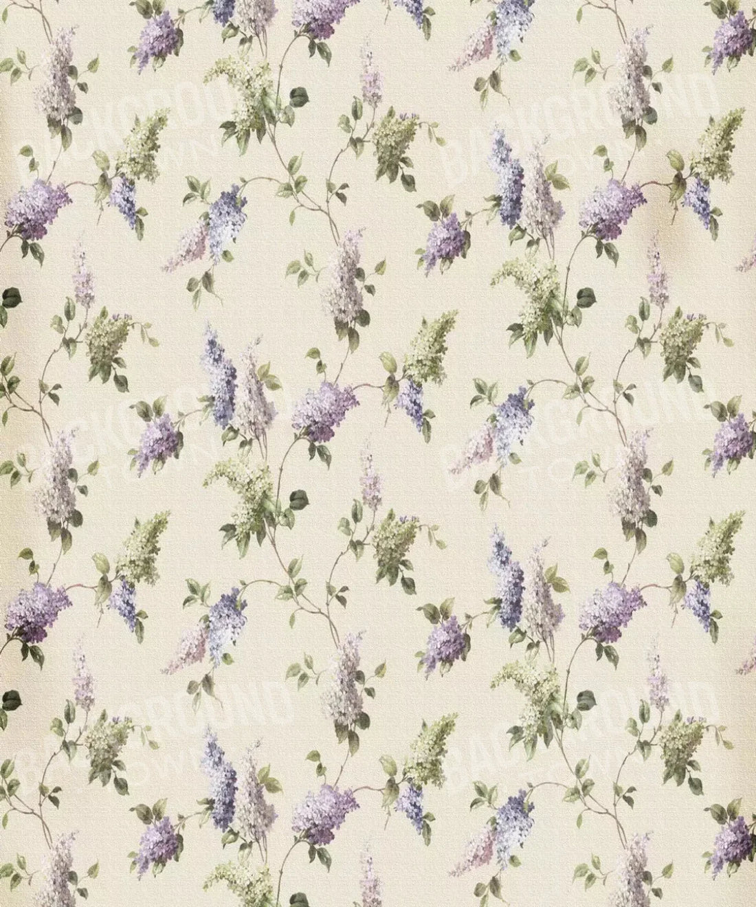 Beige Floral Backdrop for Photography