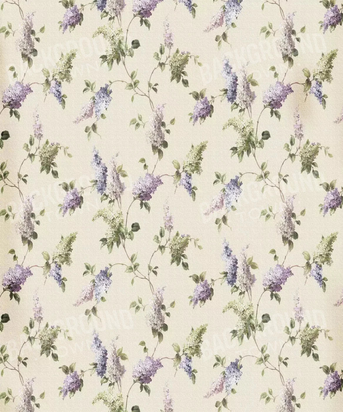 Beige Floral Backdrop for Photography