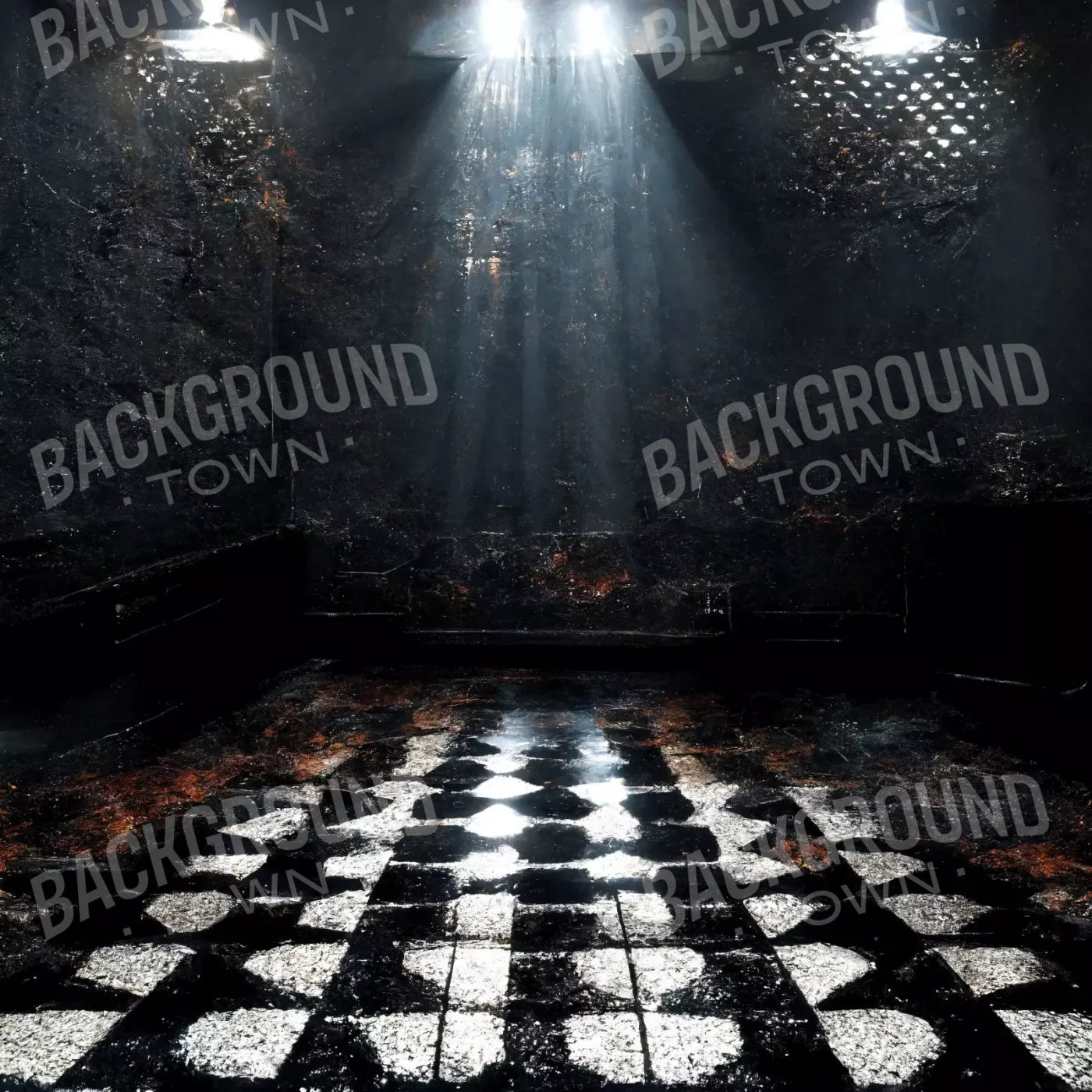 Black Halloween Backdrop for Photography