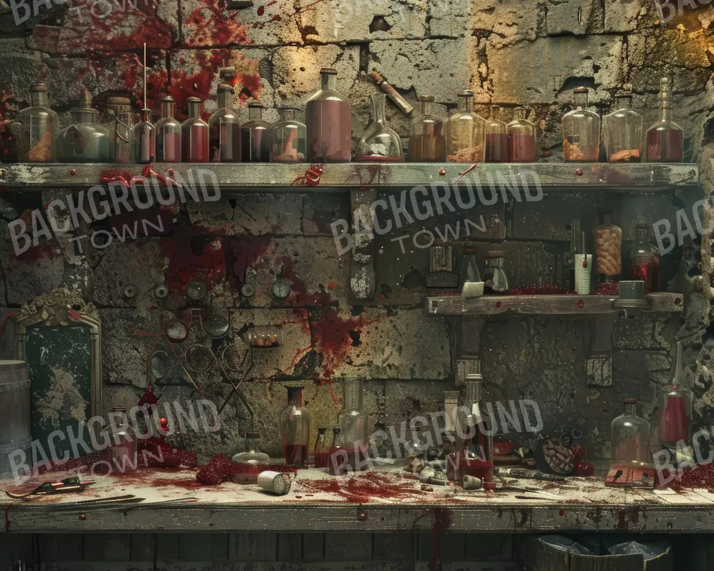 Mad Surgeon 10’X8’ Fleece (120 X 96 Inch) Backdrop