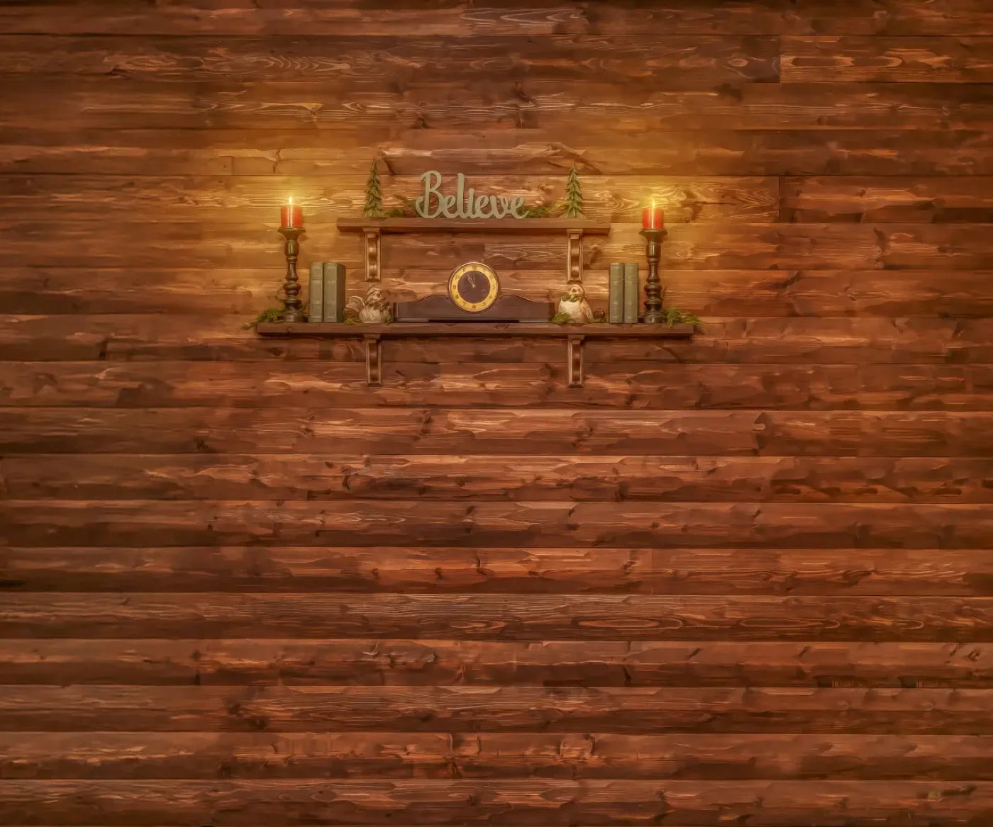 Magic of Santa Believe Wall Wide Backdrop