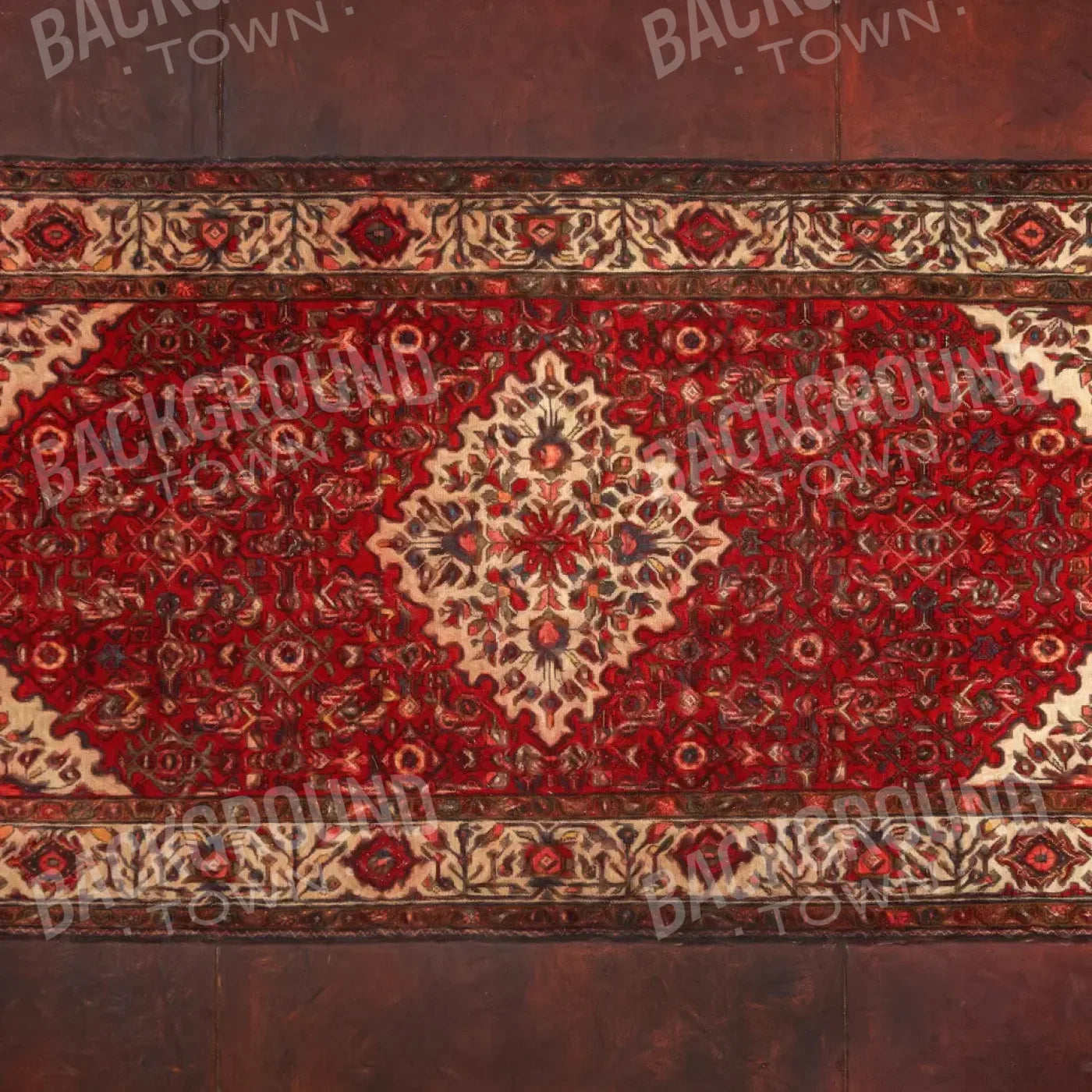 Magic of Santa Rug 5’x5’ RubberMat Floor (60 x 60 inch) RubberMat Floor