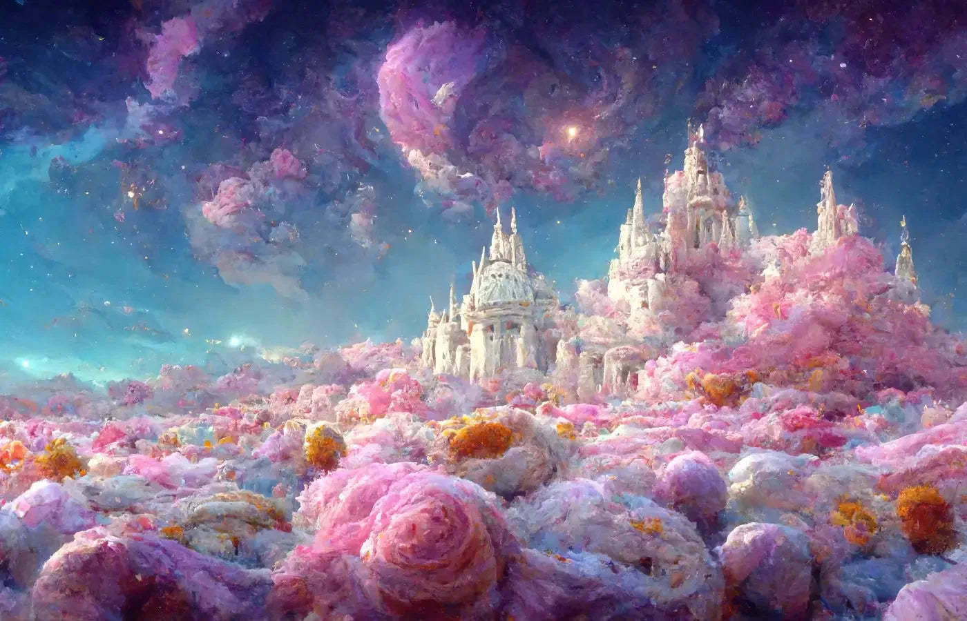 Magical Castle 12X8 Ultracloth ( 144 X 96 Inch ) Backdrop