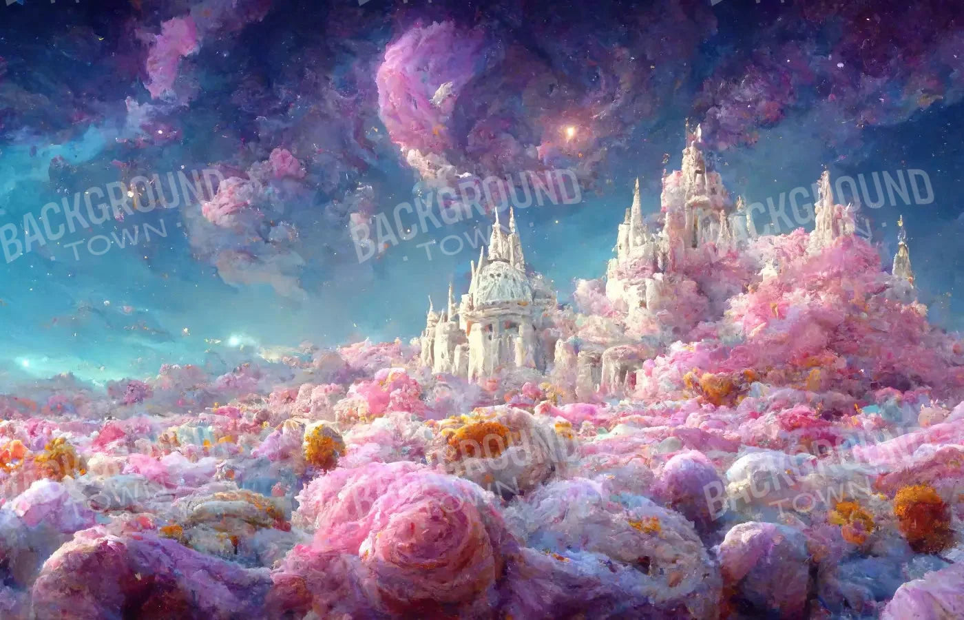Magical Castle 12X8 Ultracloth ( 144 X 96 Inch ) Backdrop