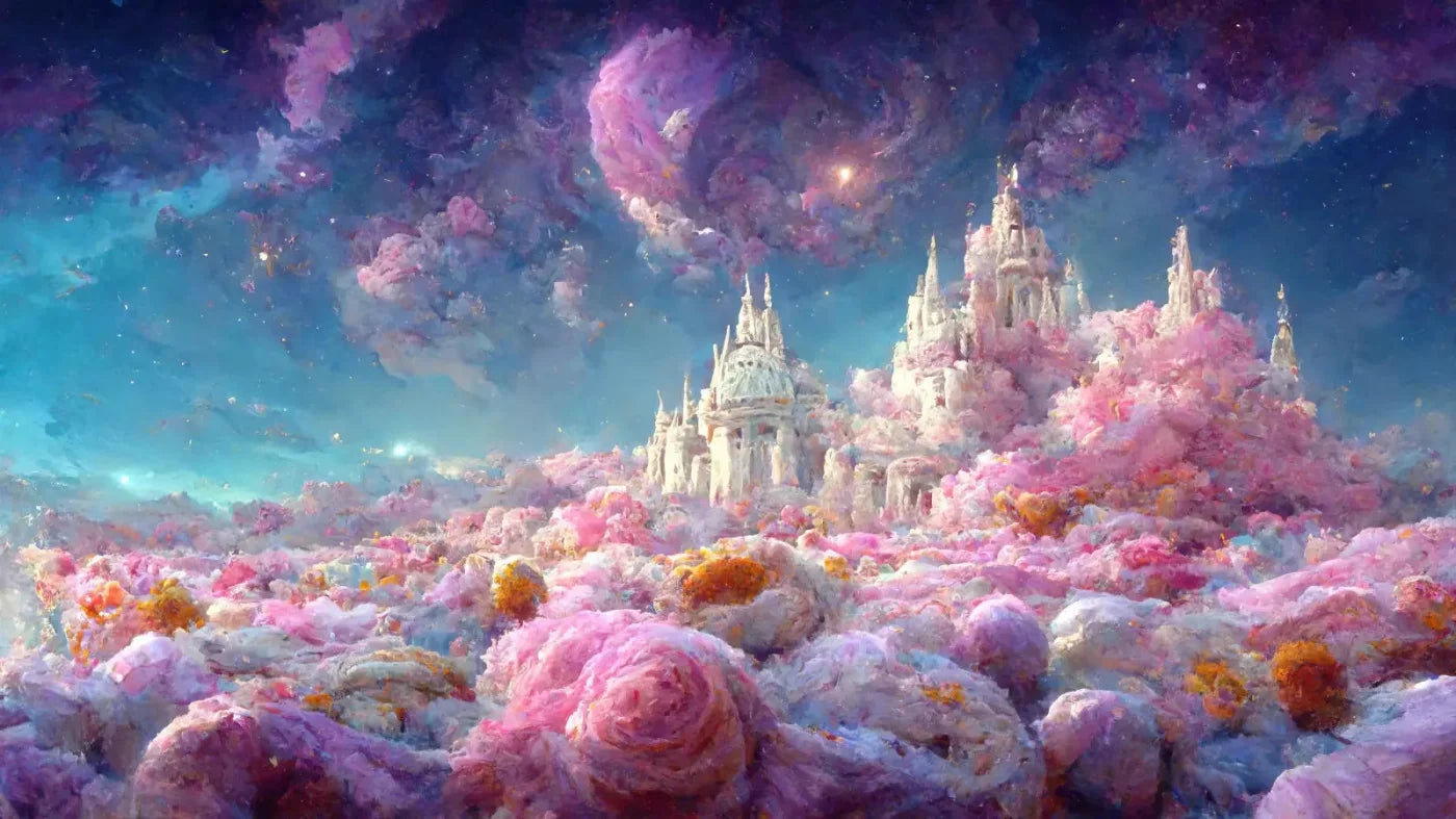 Magical Castle 14X8 Ultracloth ( 168 X 96 Inch ) Backdrop