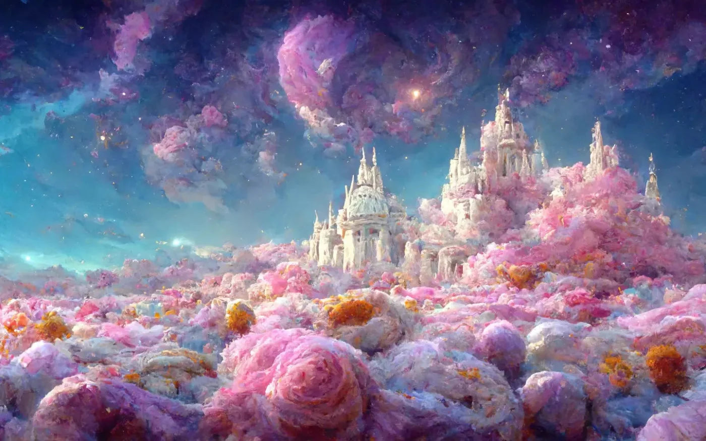 Magical Castle 14X9 Ultracloth ( 168 X 108 Inch ) Backdrop