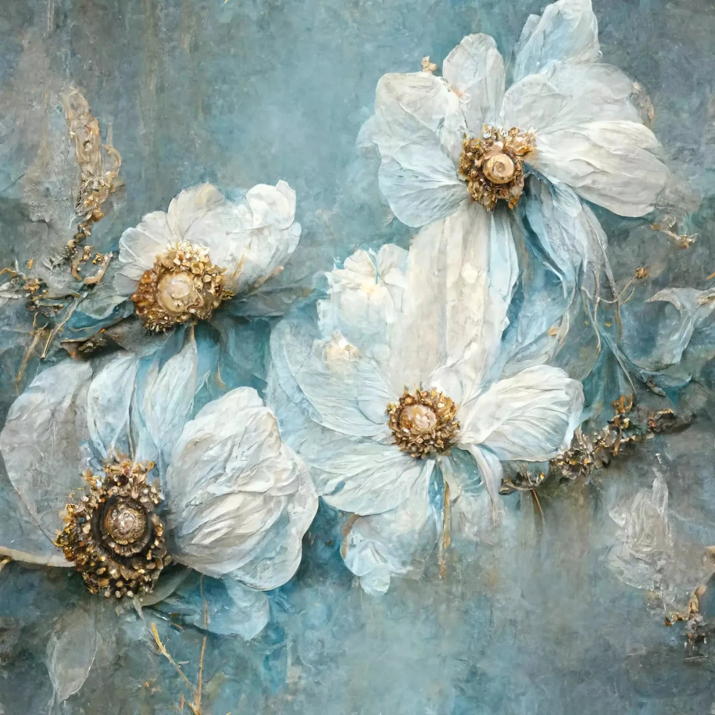 Magnolia Blues 10X10 Ultracloth ( 120 X Inch ) Backdrop