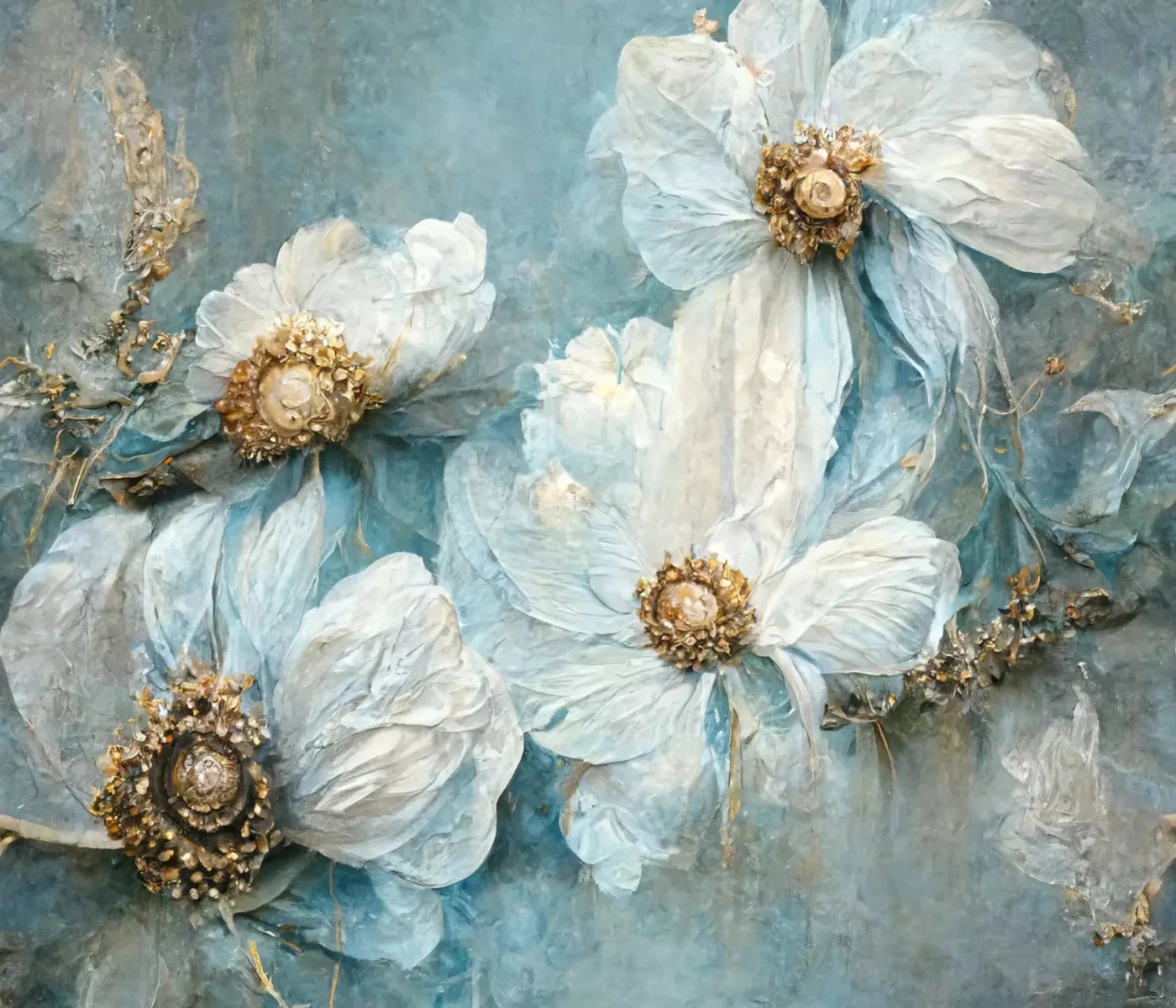 Magnolia Blues 12X10 Ultracloth ( 144 X 120 Inch ) Backdrop
