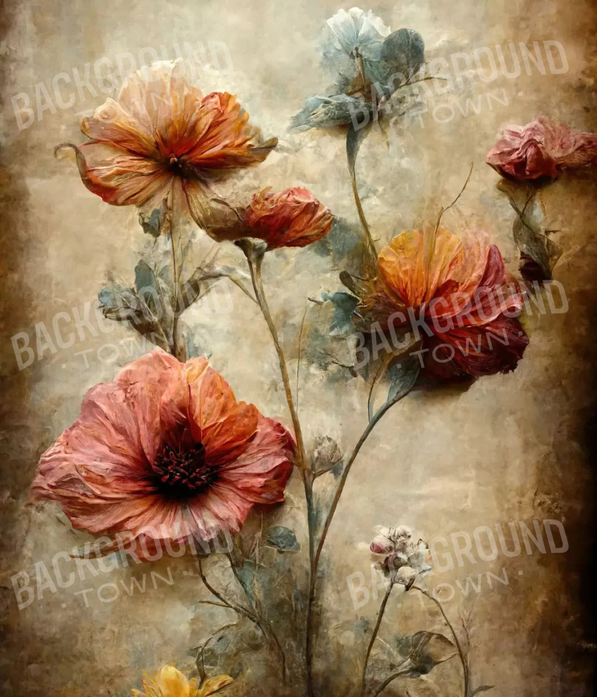 Magnolia Dream 10X12 Ultracloth ( 120 X 144 Inch ) Backdrop