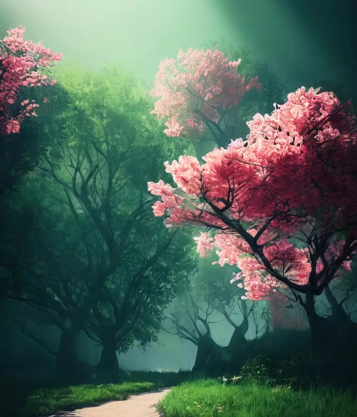 Magnolia Path 10X12 Ultracloth ( 120 X 144 Inch ) Backdrop