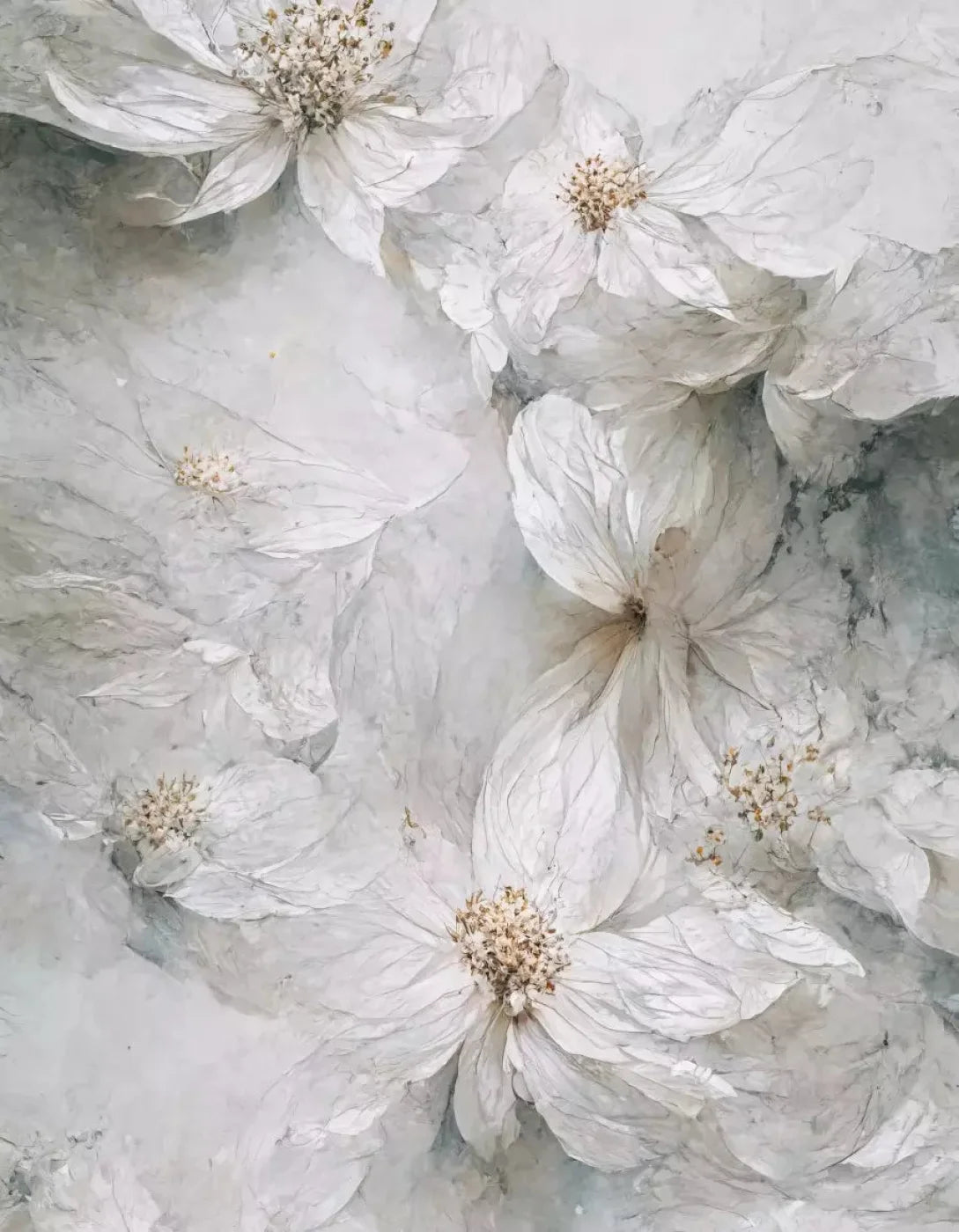 Magnolia Wish 6X8 Fleece ( 72 X 96 Inch ) Backdrop